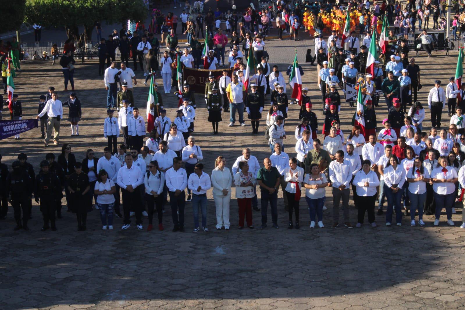 $!Desfilan en Rosario por el 114 aniversario de la Revolución Mexicana