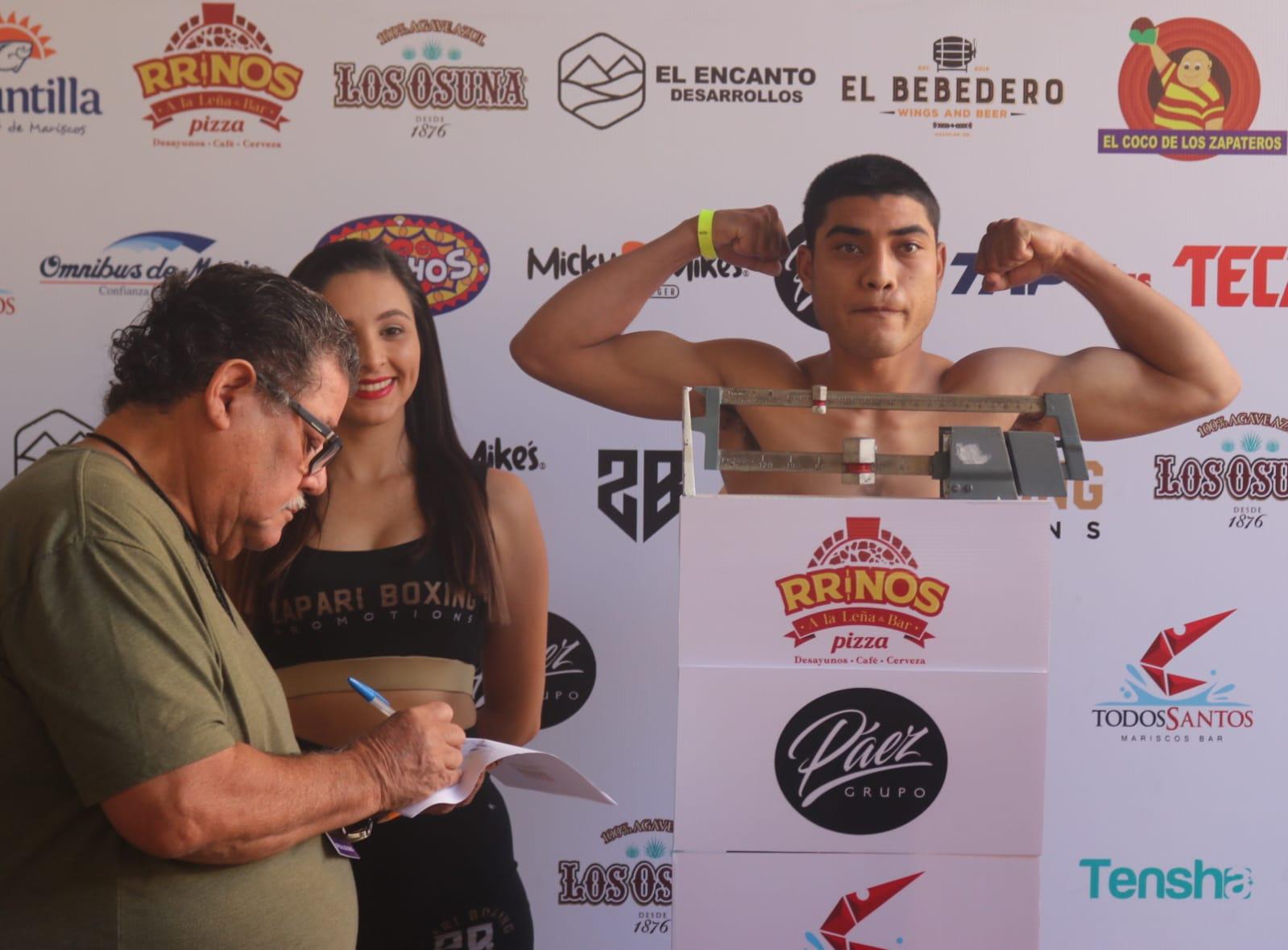 $!Pugilistas de ‘Sangre Nueva 2’ vencen a la báscula