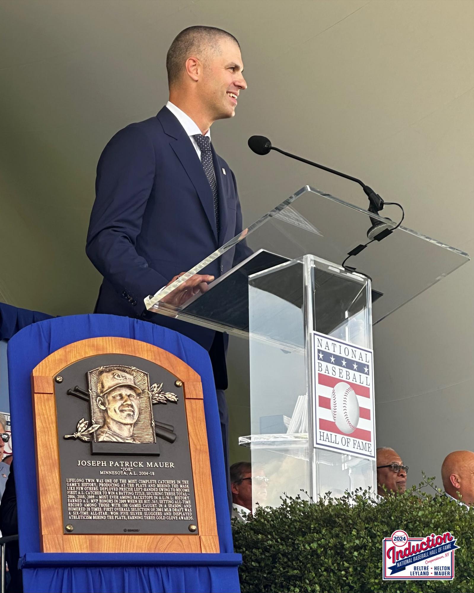 $!Helton, Mauer, Beltré y Leyland exaltados al Salón de la Fama del Beisbol en un emocionante día