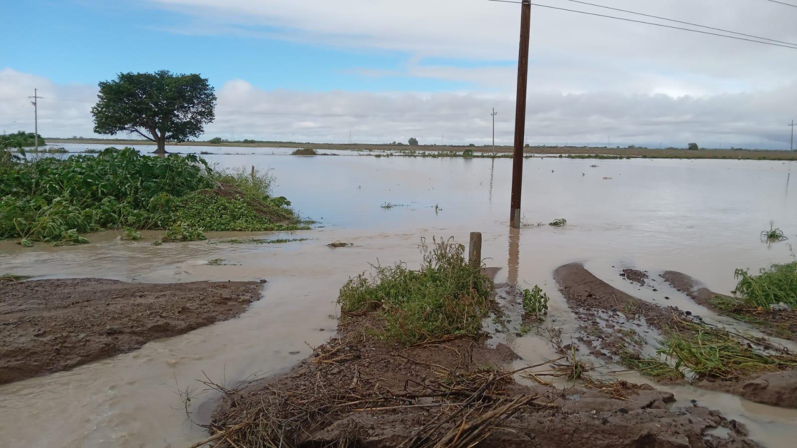 $!Rescatan a 74 jornaleros por inundación en campo agrícola de Villa Juárez