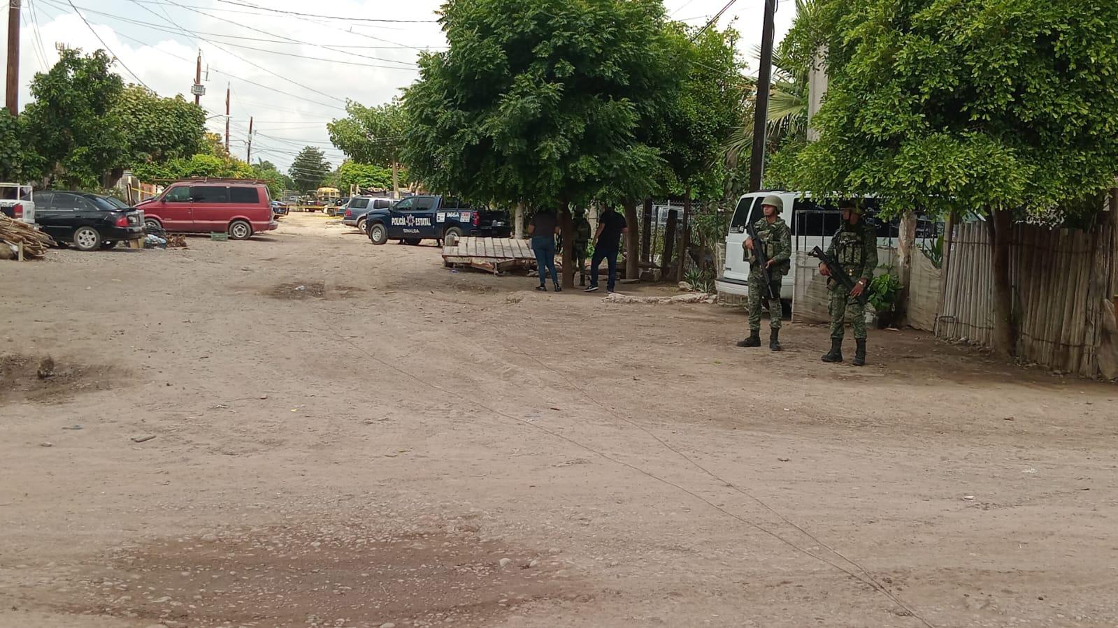 $!Militares aseguran un inmueble en Villa Juárez, Navolato