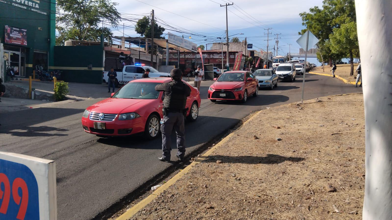 $!Fuerzas federales montan filtro de seguridad en Culiacán