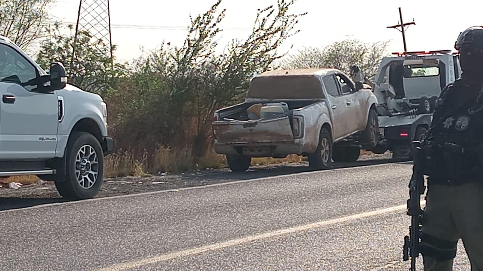 $!Aseguran cinco vehículos tras ataque a militares en Lo de Clemente