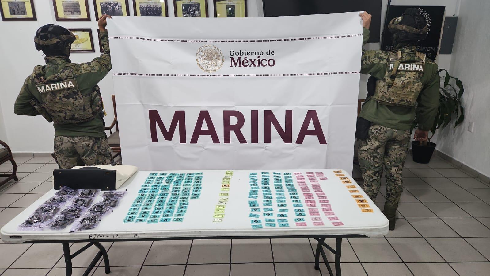 $!Decomisa Marina 23 máquinas tragamonedas en Mazatlán