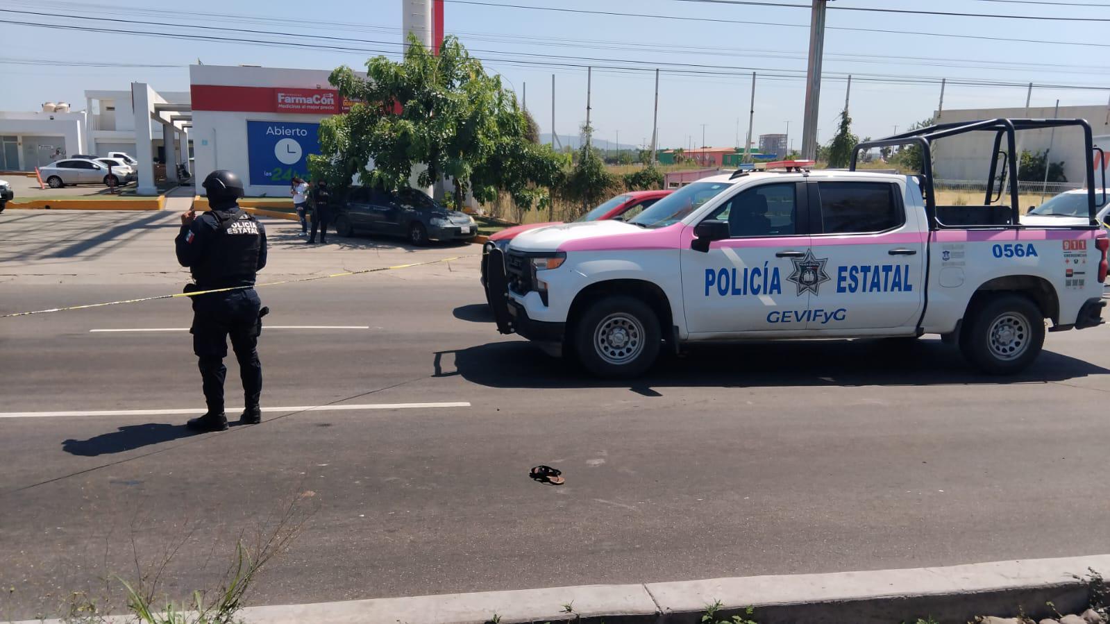 $!Balean a motociclista por la Jesús Kumate, en Culiacán