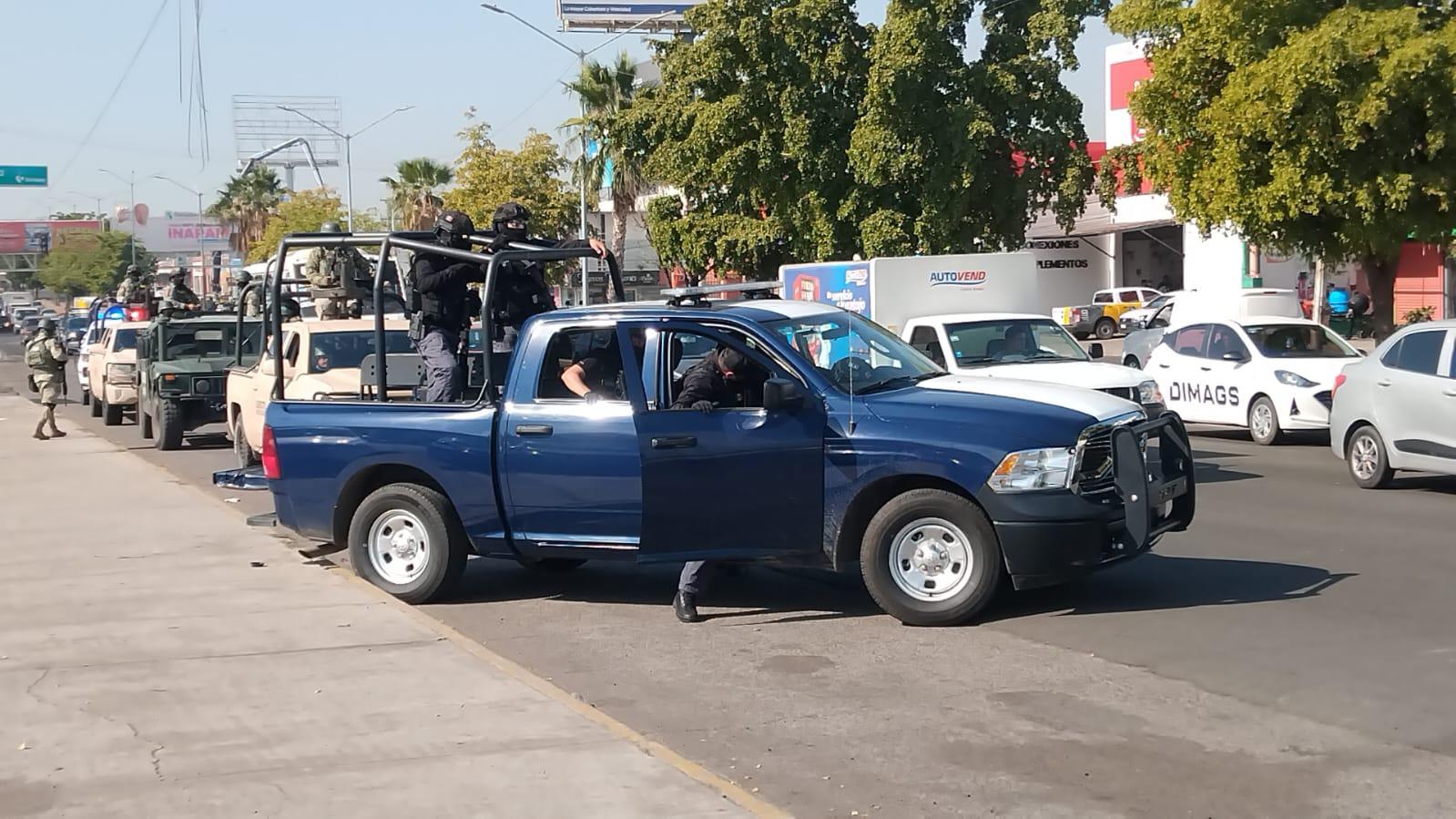 $!Implementan operativo conjunto en el bulevar Emiliano Zapata, en Culiacán