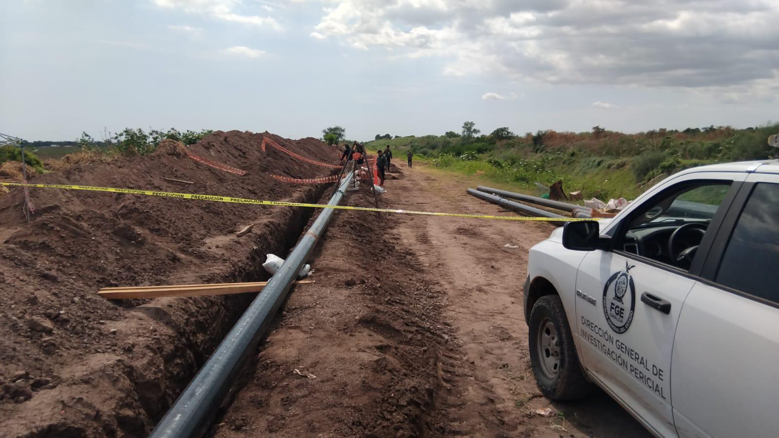 $!Maquinaria descubre restos óseos humanos cerca de El Pinole en Navolato