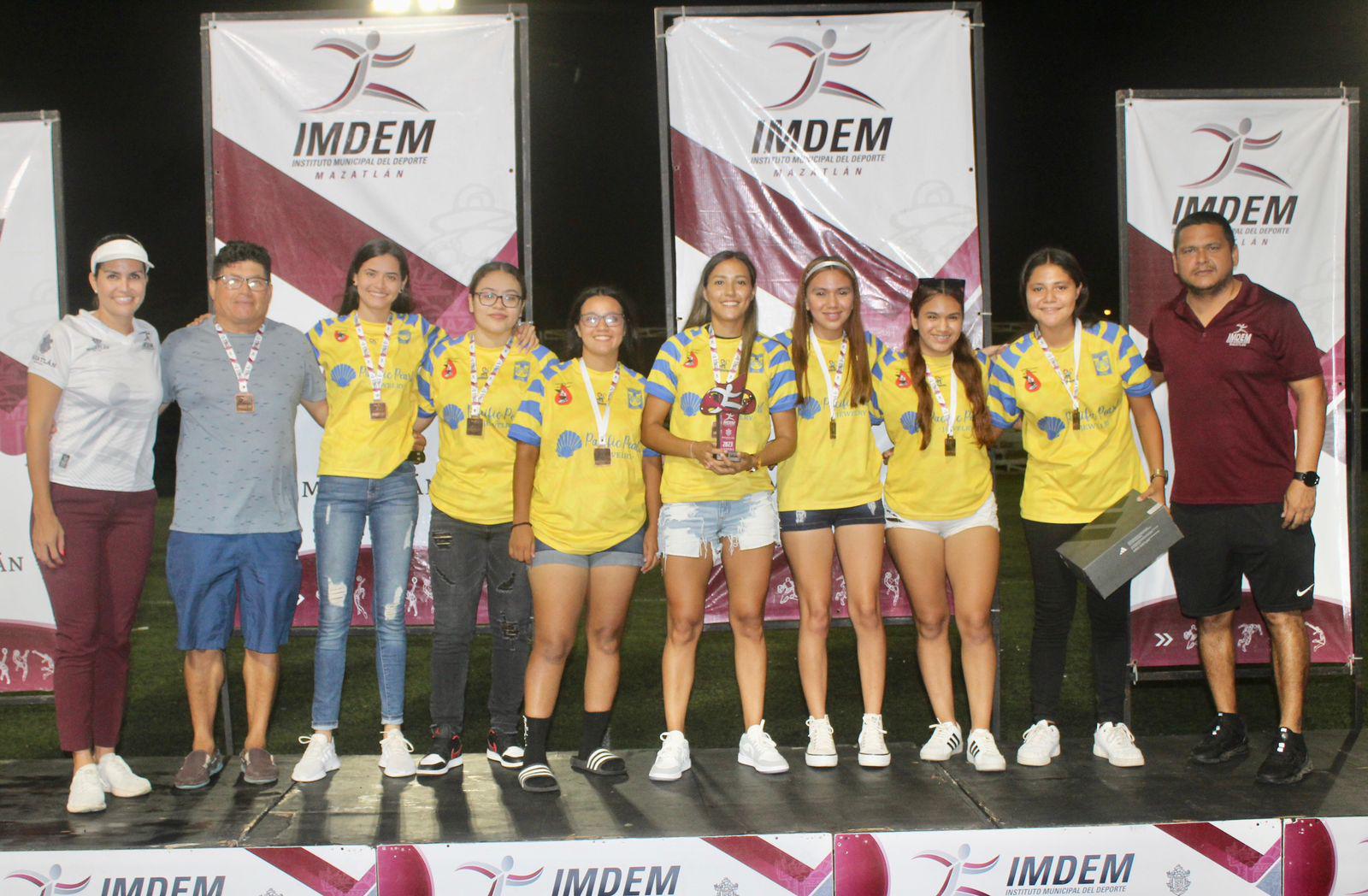 $!Leonas Piña rugen como campeonas de la Liga de Futbol Libre Femenil