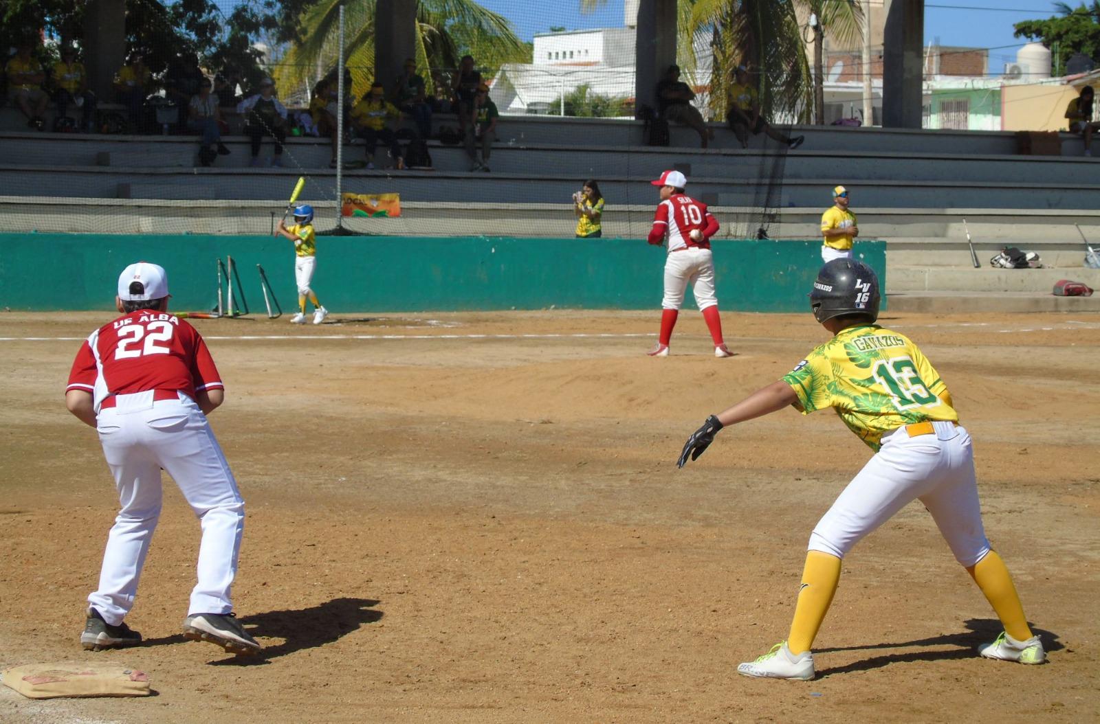 $!Liga Mazatlán y Academia Calvillo’s arrancan con triunfo en Baseball Tournament