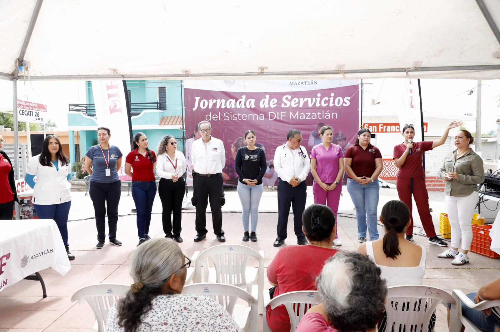 $!Llevan Jornada de Servicios Gratuitos 2024 al poblado San Francisquito, en Mazatlán