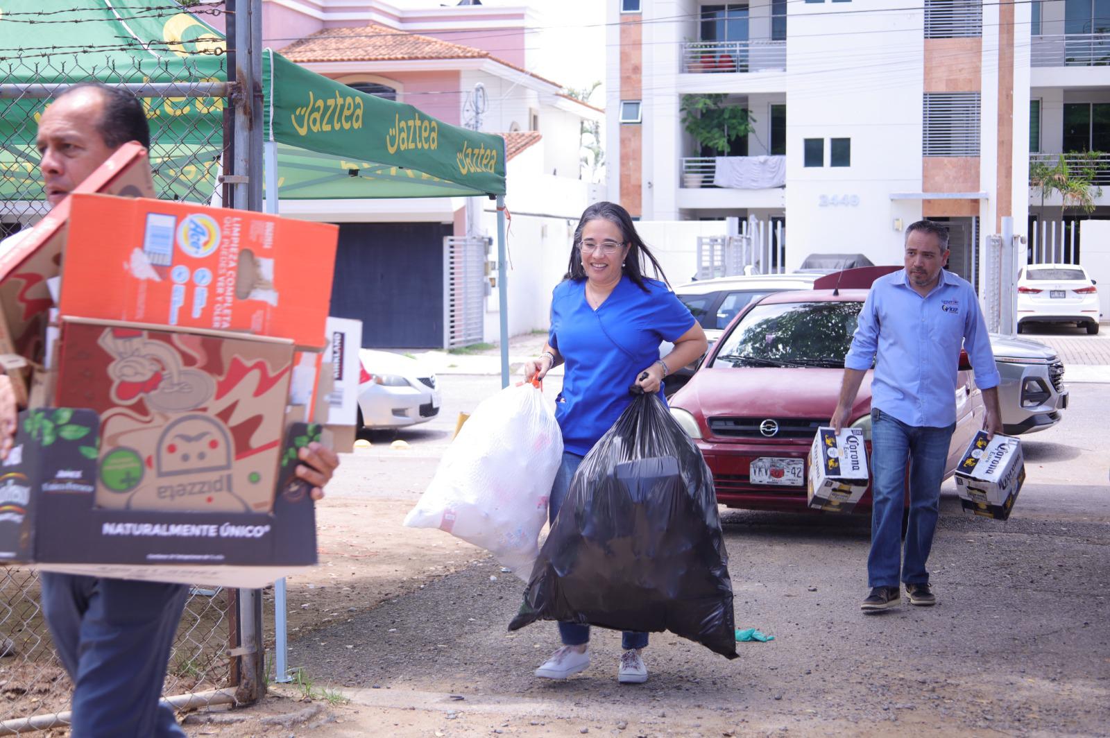 $!Reciclotón supera meta de asistentes en Culiacán y de recolección de residuos