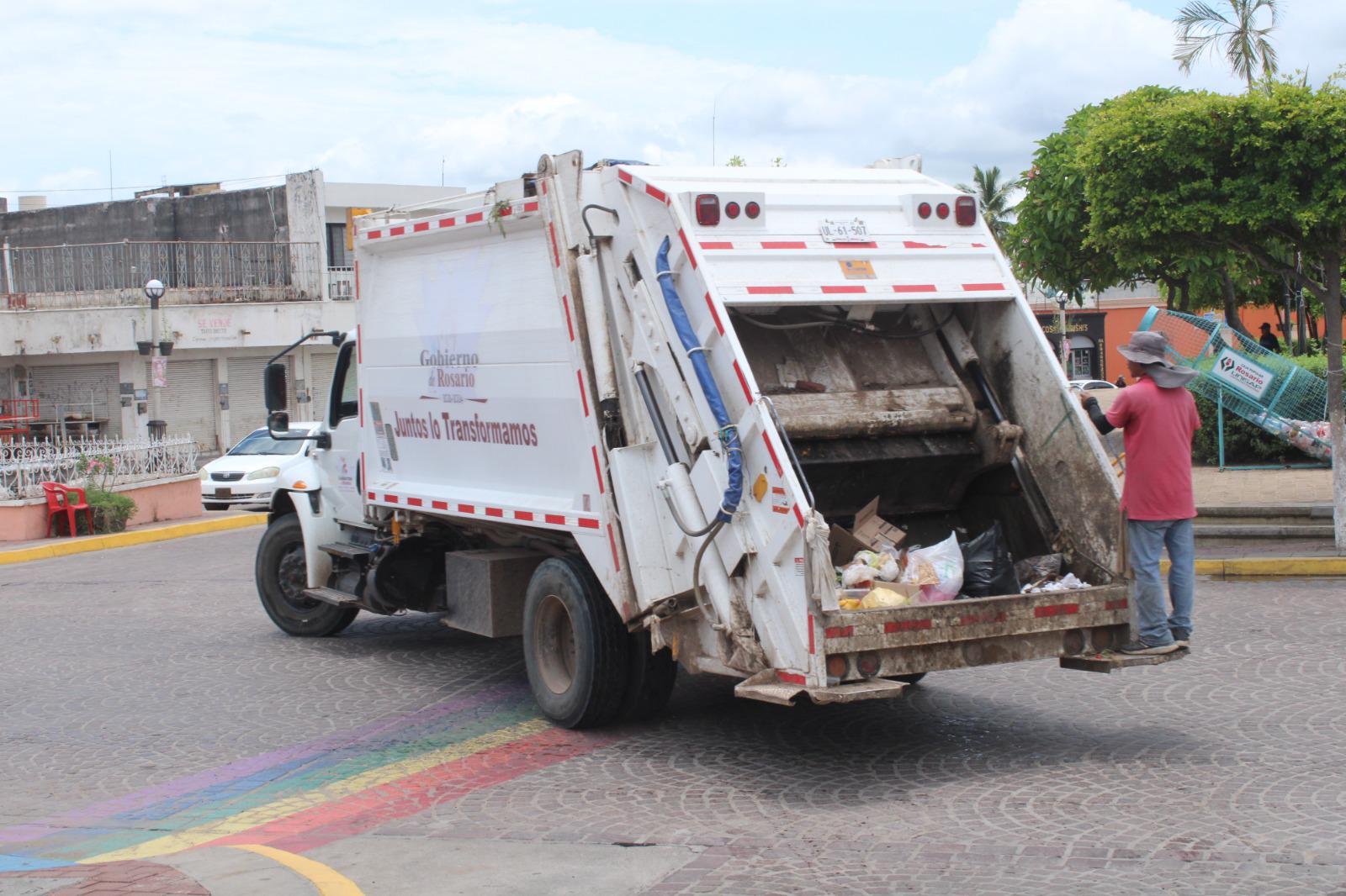 $!Presume Gobierno de Rosario buen funcionamiento en recolección de basura