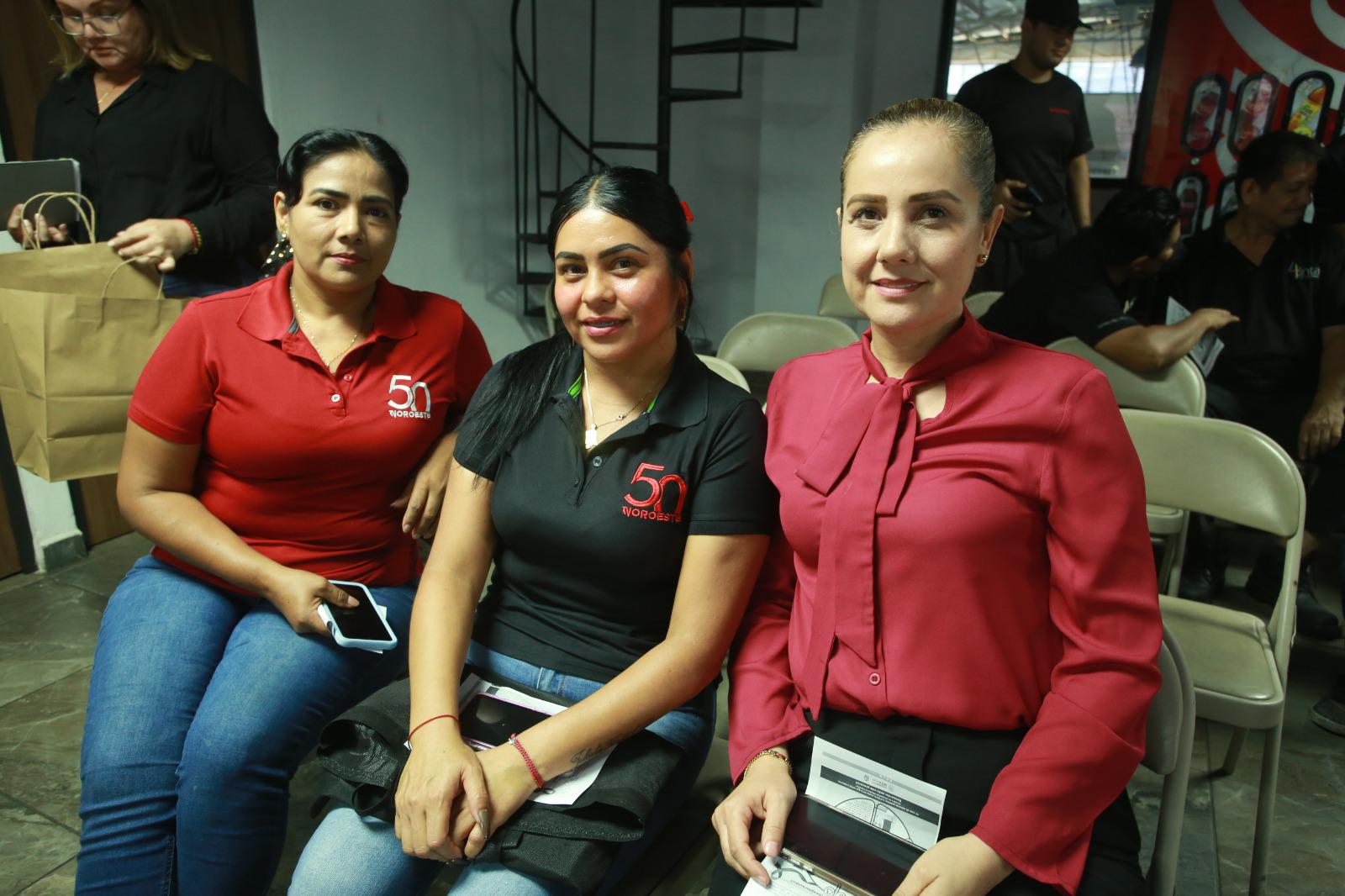 $!Olga Solís, Araceli Solana y Adriana Marrufo.