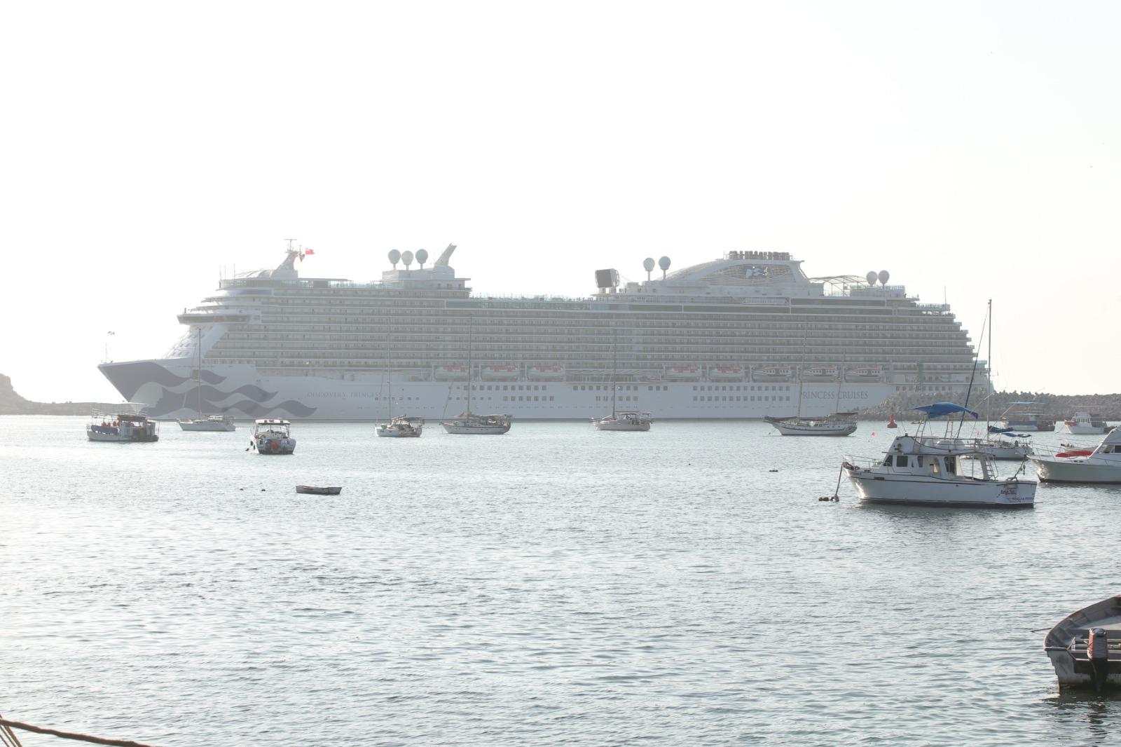 $!Llega al puerto el crucero Discovery Princess con 3 mil 706 pasajeros