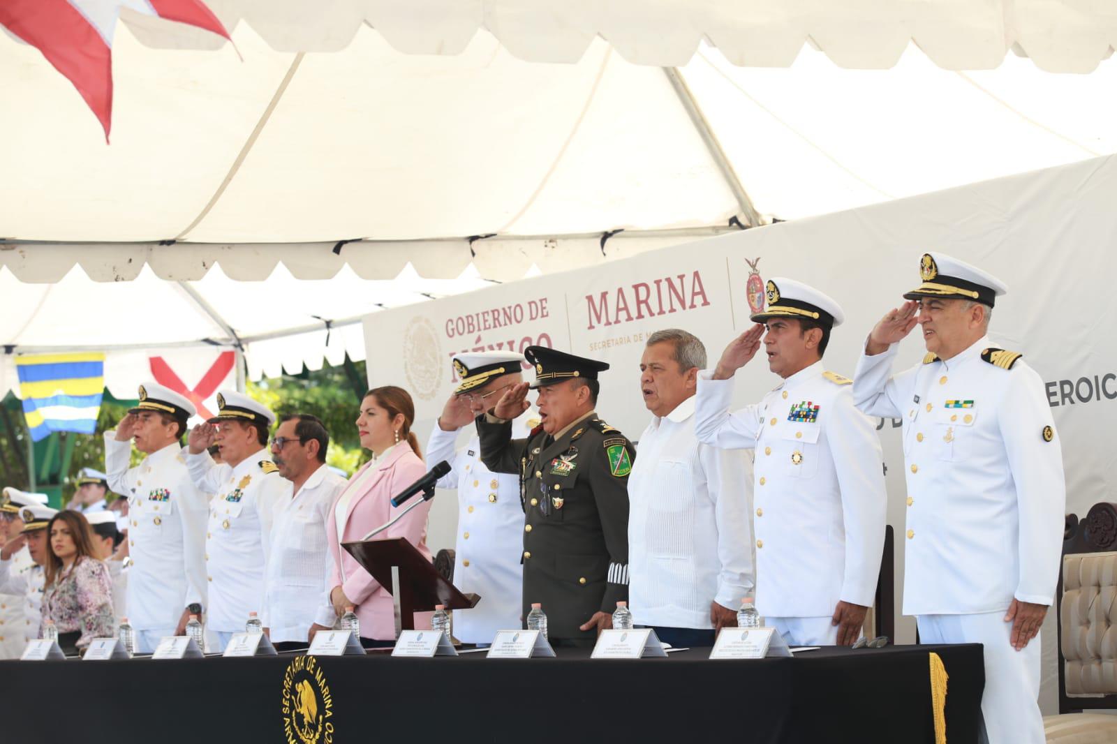 $!Conmemora Marina la Gesta Heroica de la Defensa del Puerto de Veracruz