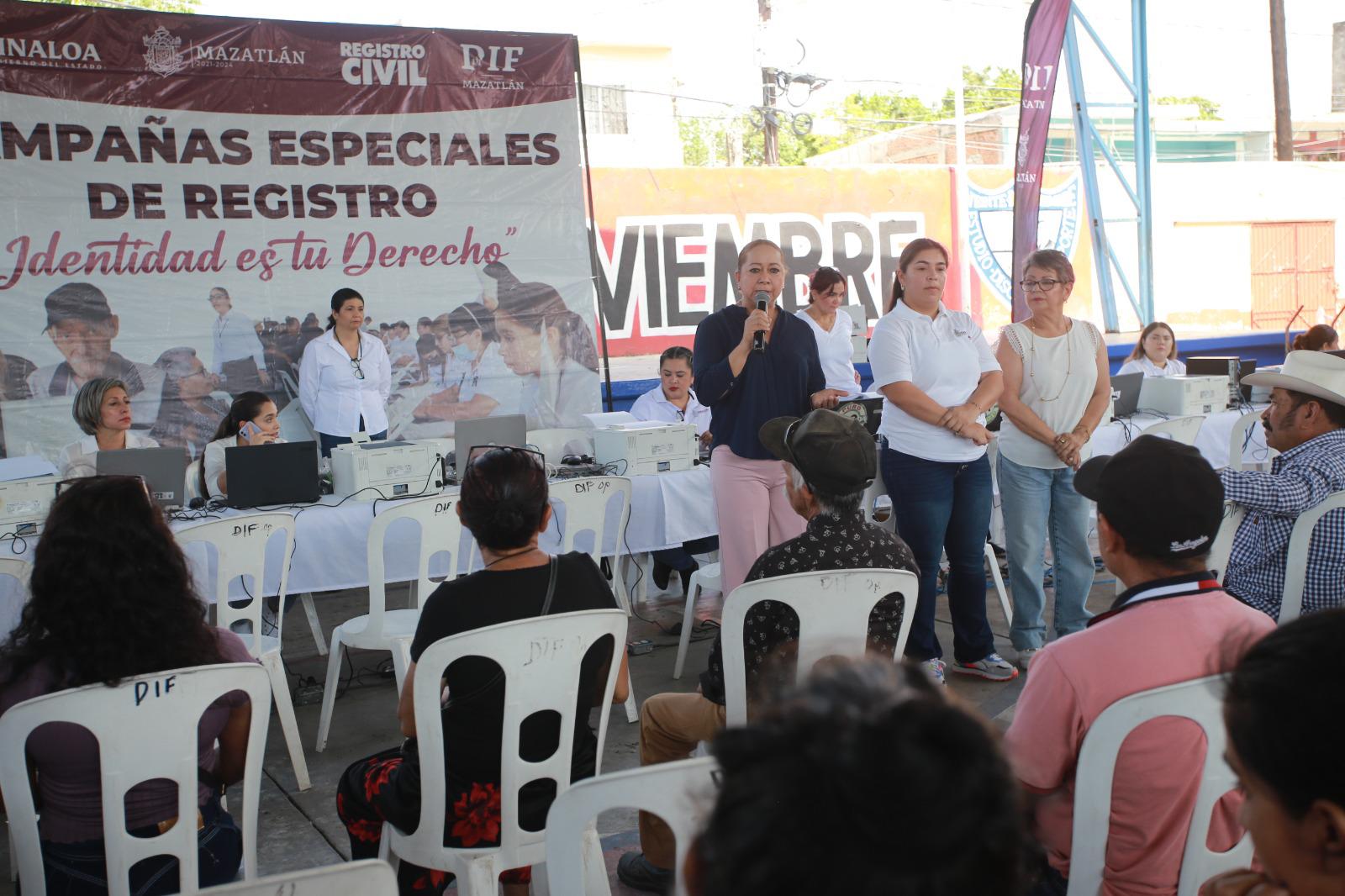 $!Realizan jornada de registro gratuita en la colonia Urías, en Mazatlán