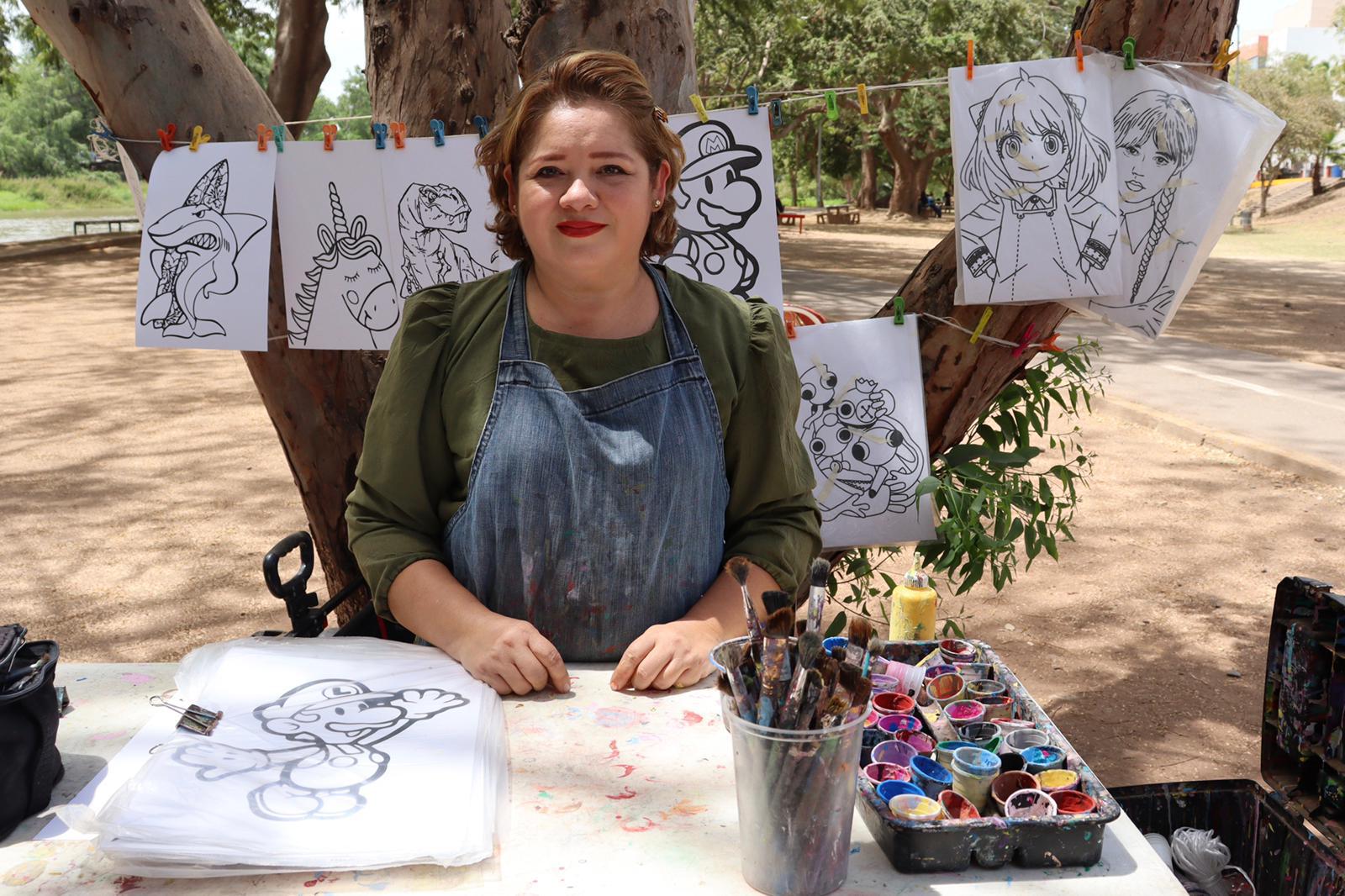 $!Ana Cecy te enseña a conectar con tus emociones y la naturaleza por medio de la pintura