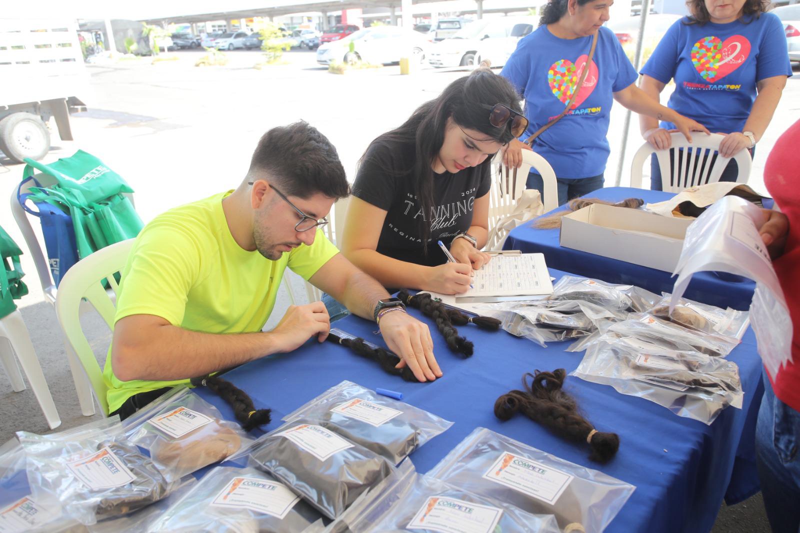 $!Celebran el Trenzatapatón en Mazatlán; buscan recolectar 200 trenzas y una tonelada de tapitas