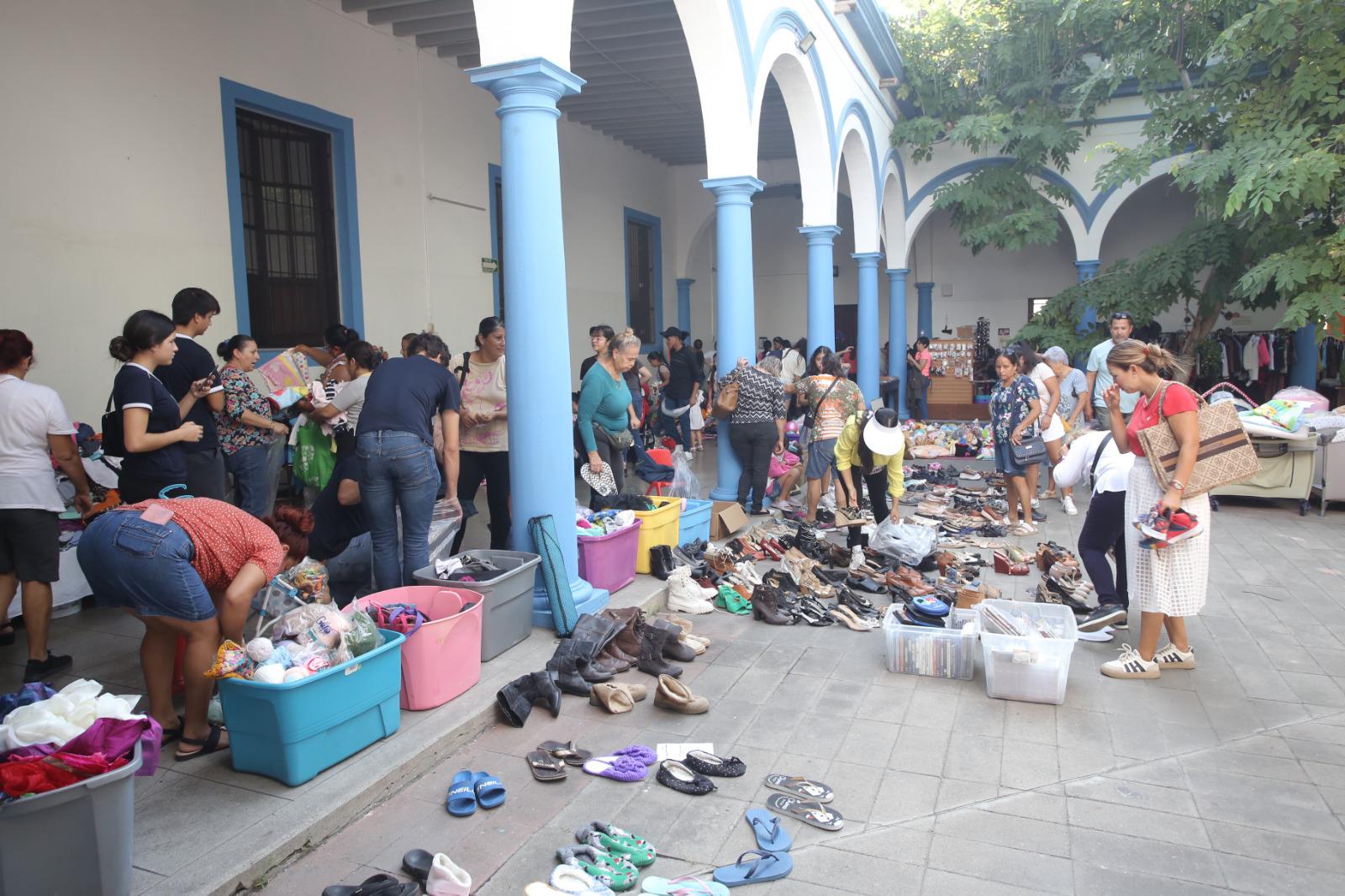 $!Bazar con causa del Orfanatorio Mazatlán tiene respuesta favorable