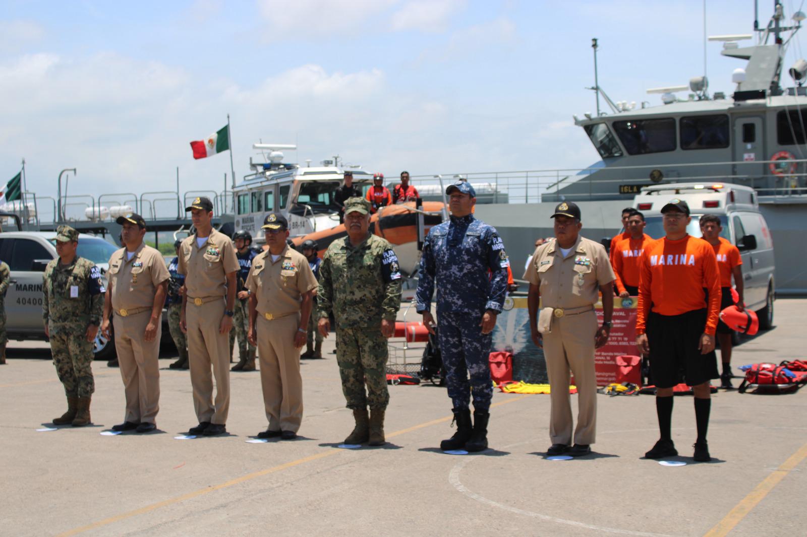 $!Inicia Marina plan de seguridad por vacaciones de verano en Mazatlán