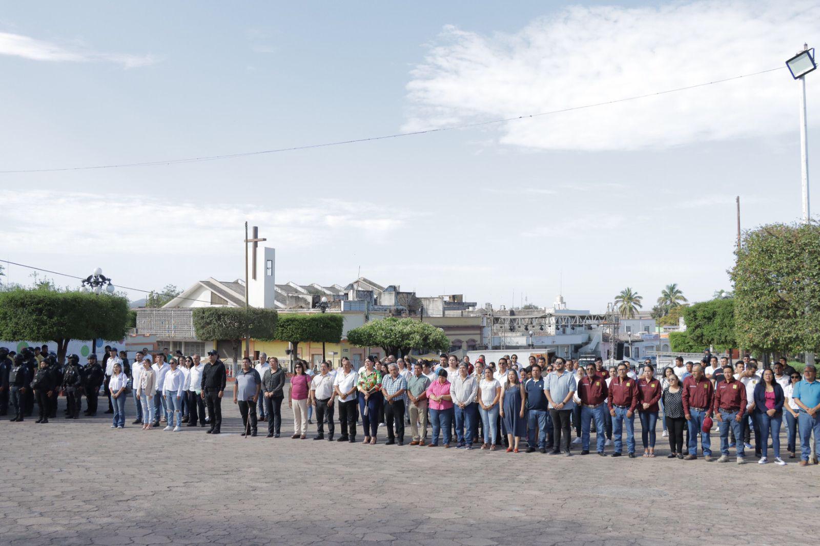 $!En Rosario, izan la Bandera por el 161 aniversario de la Batalla de Puebla