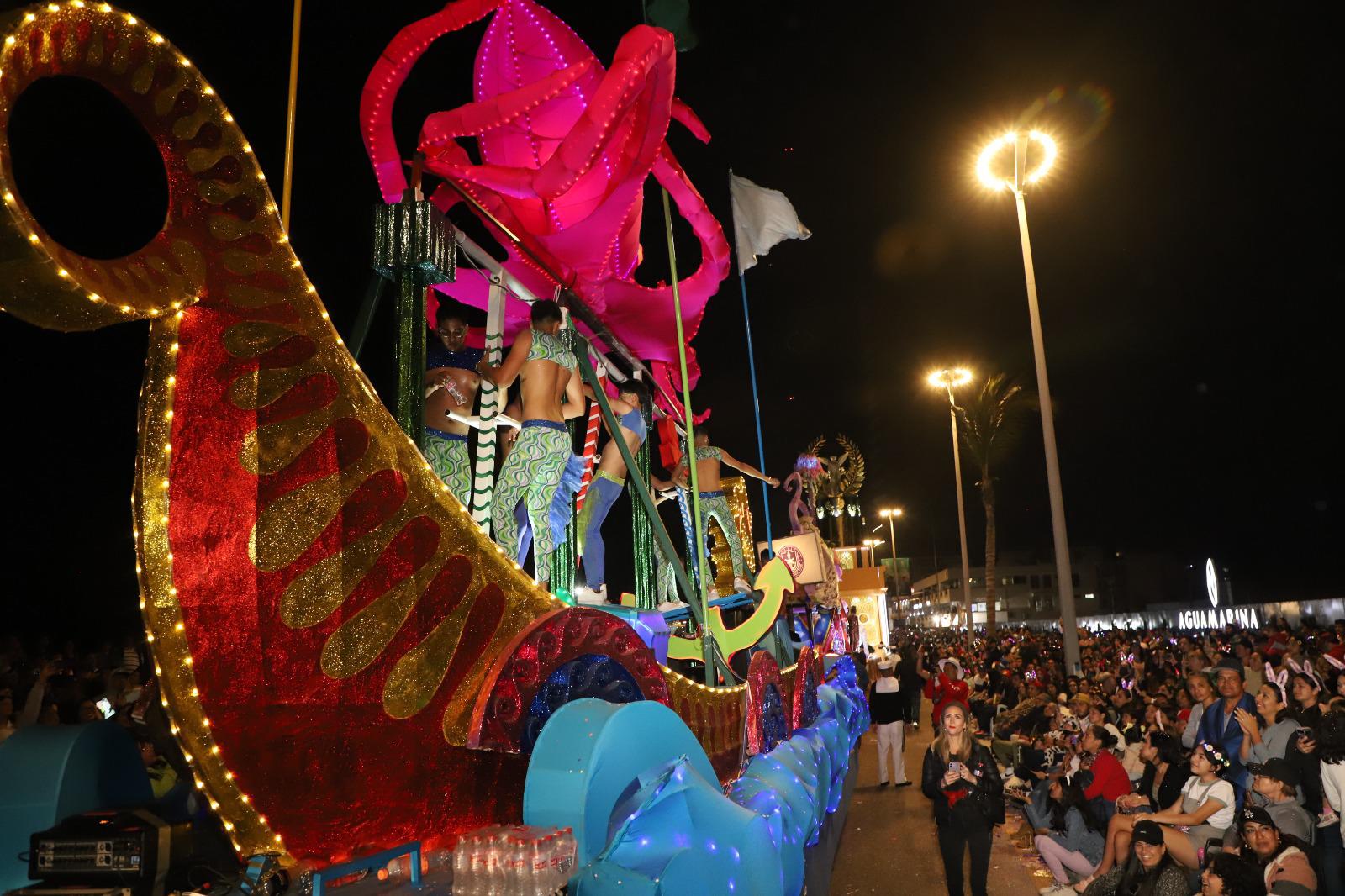 $!Deslumbra el desfile del Carnaval de Mazatlán 2023