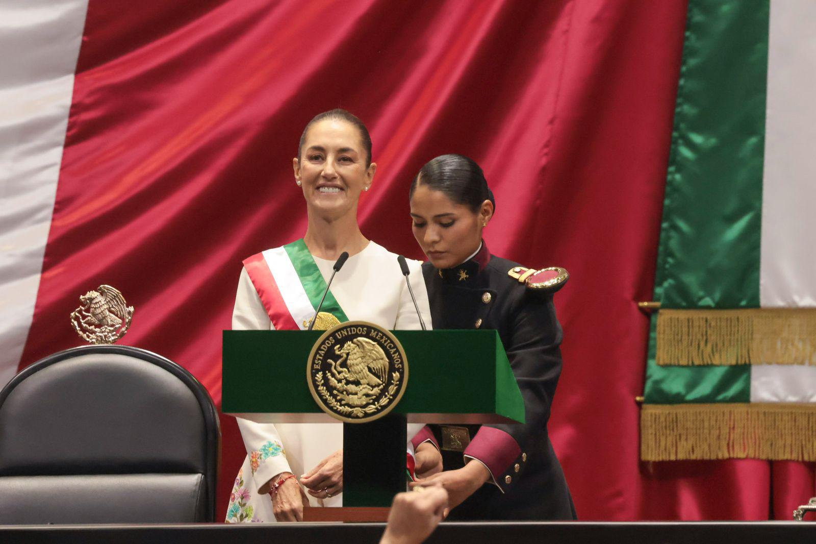 $!’Es tiempo de mujeres’, dice Claudia Sheinbaum en su primer discurso