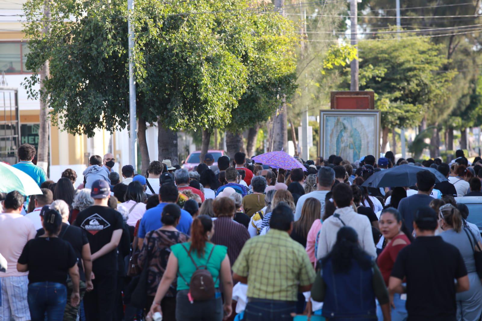 $!Se siente el amor de los mazatlecos por la Virgen de Guadalupe