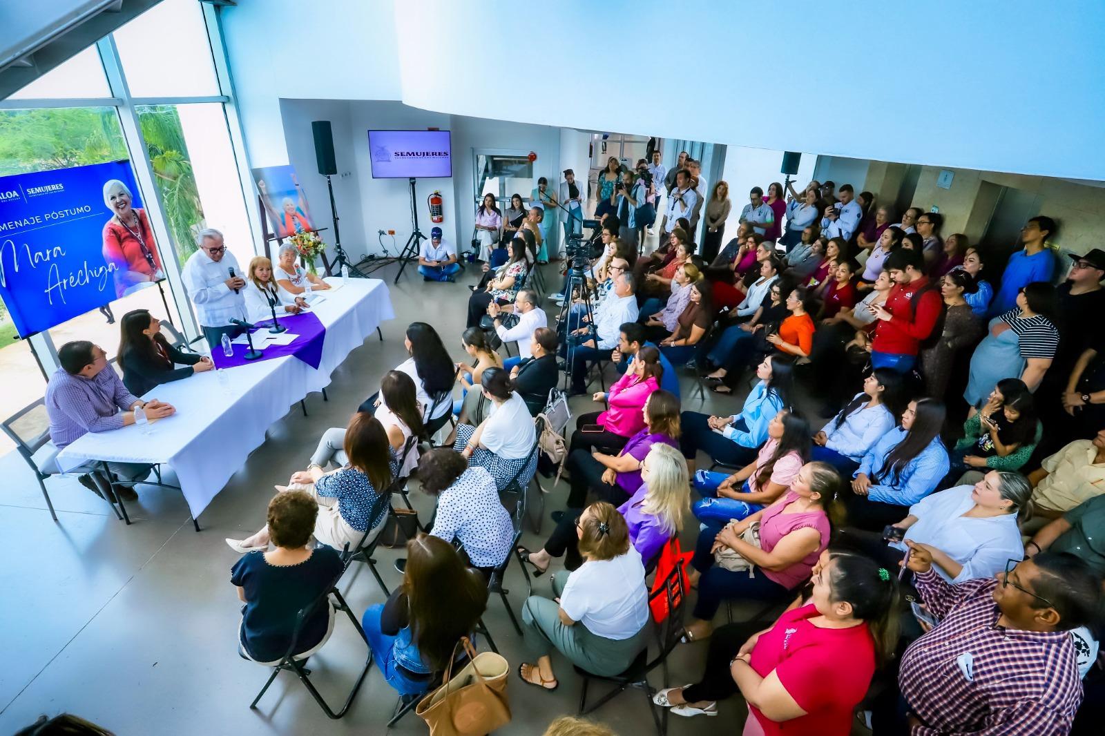 $!Realizan homenaje póstumo a Mara Aréchiga, precursora del feminismo en Sinaloa