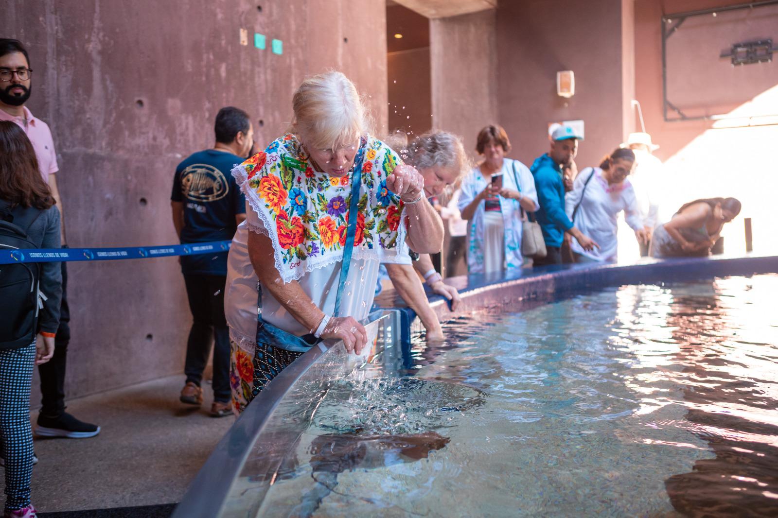 $!Congresistas de la FCCA disfrutan del Gran Acuario Mazatlán