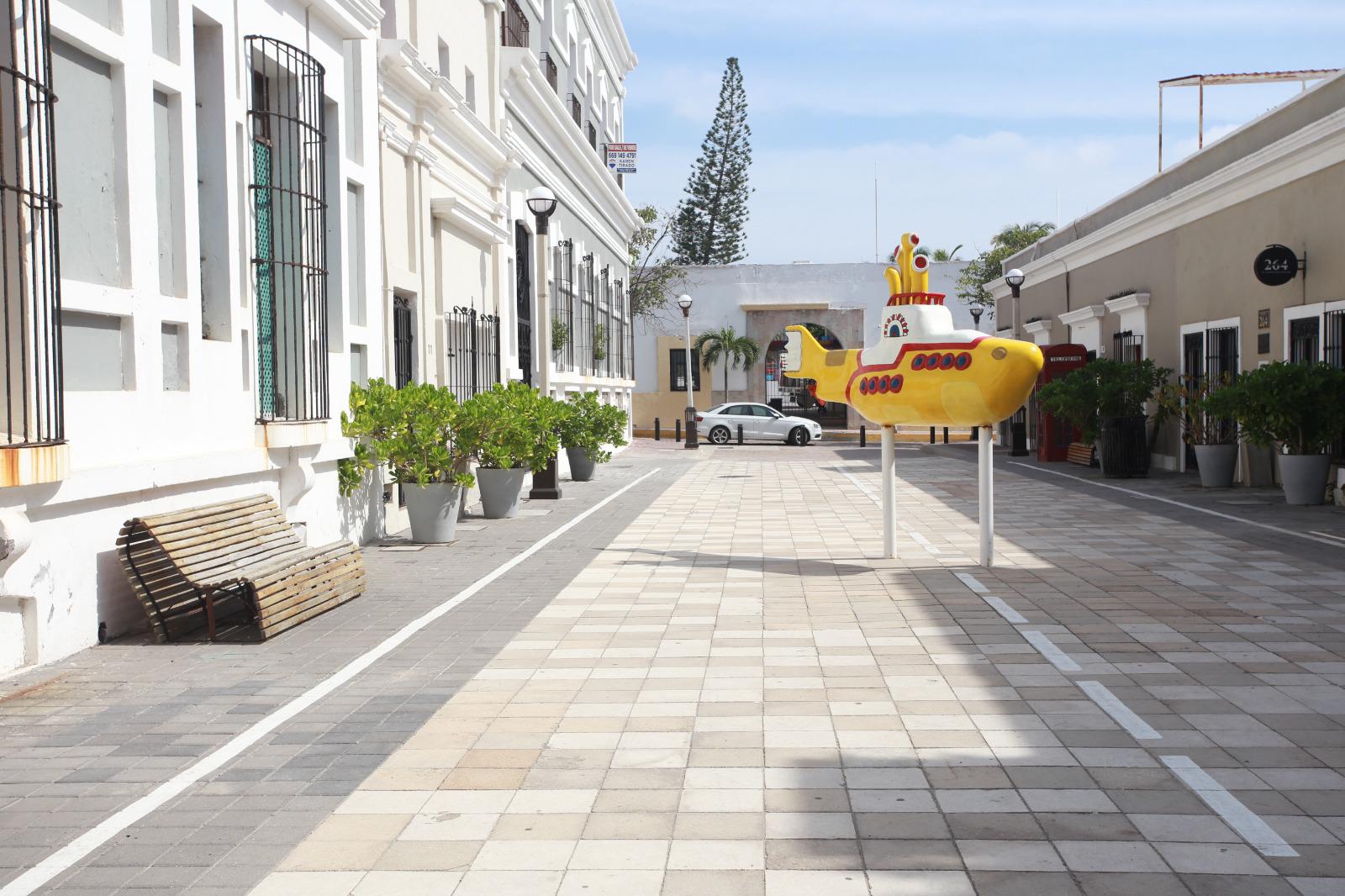 $!Así luce el Callejón Liverpool, en Olas Altas de Mazatlán.