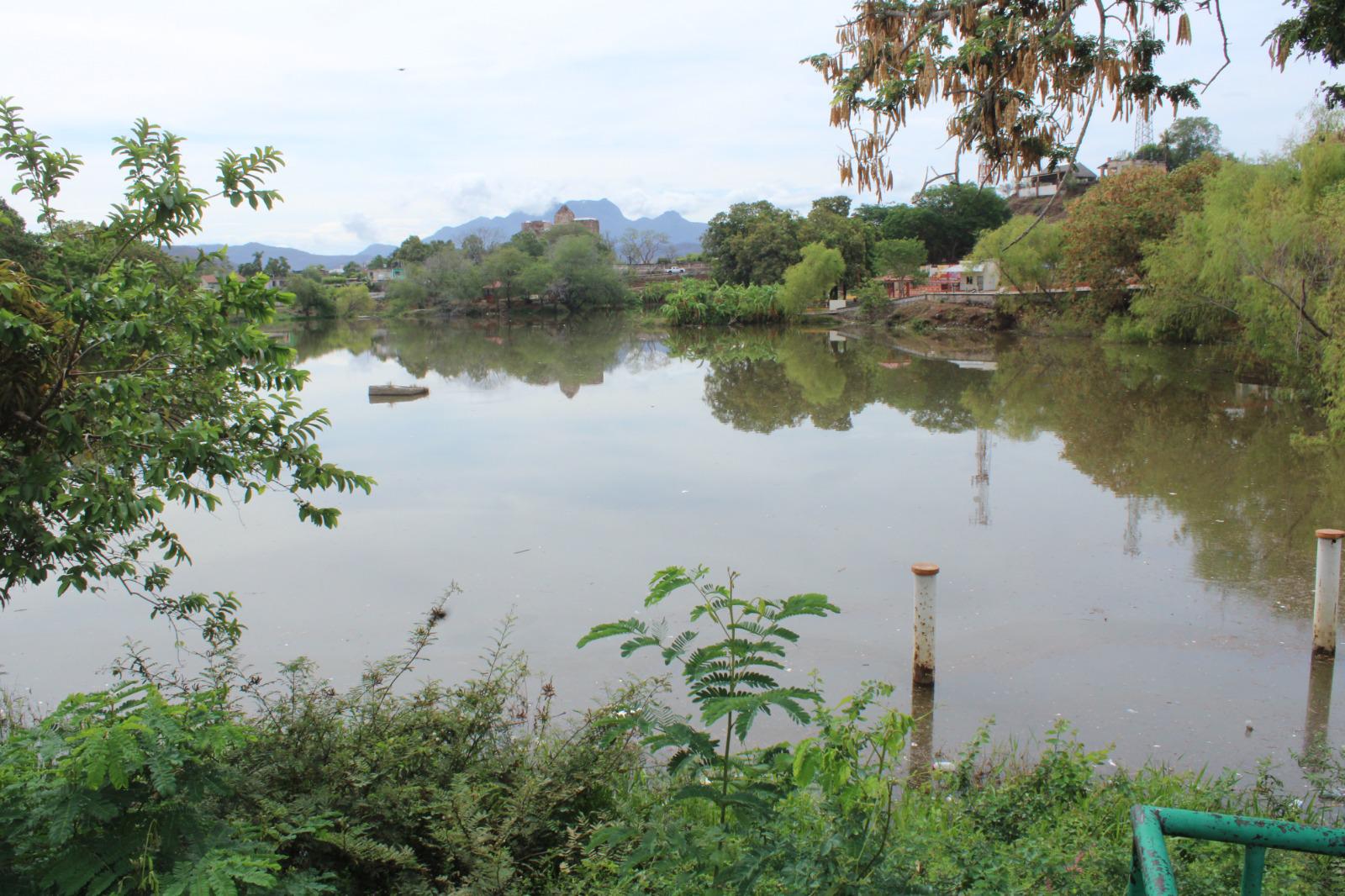 $!Río Baluarte en Rosario se mantiene sin captar agua pese a intensas lluvias