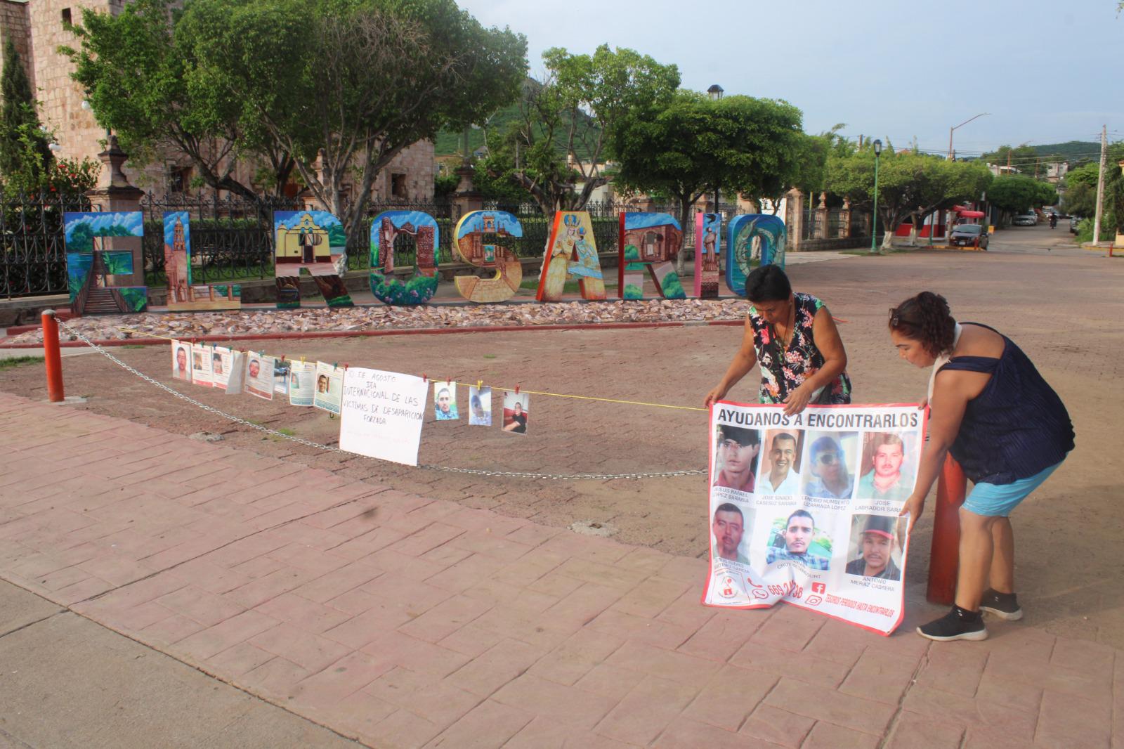 $!Familias visibilizan la desaparición forzada en Rosario