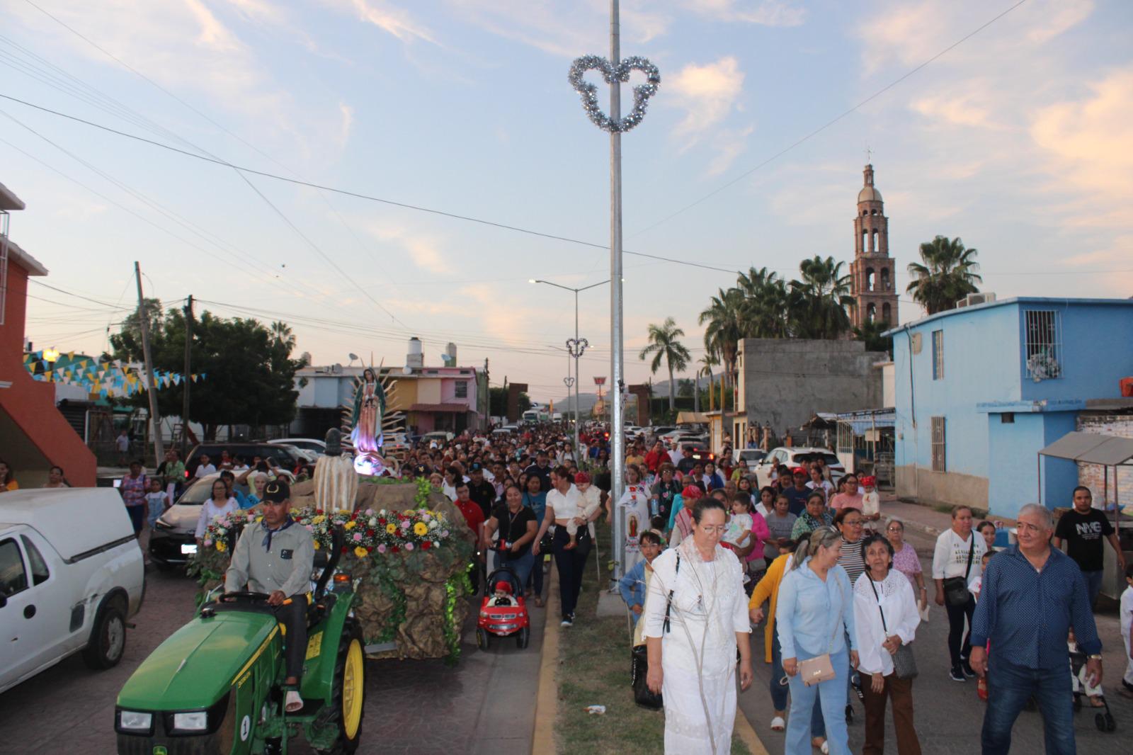 $!En Rosario viven con devoción la celebración de la virgen de Guadalupe