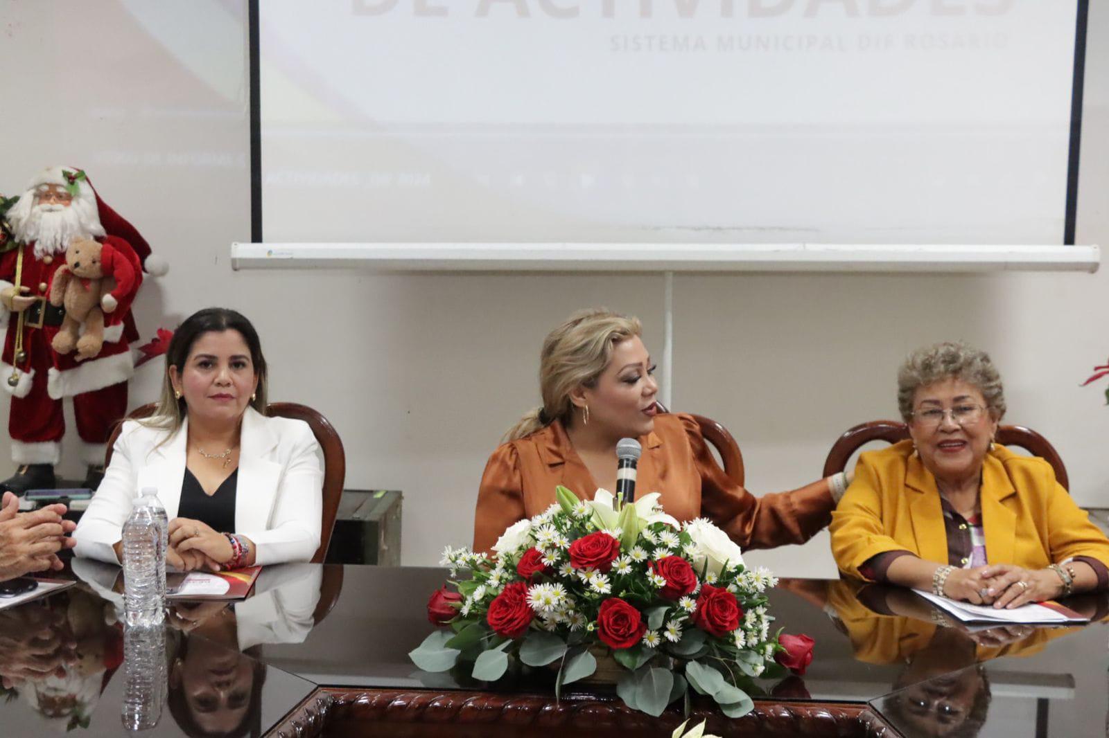 $!Presidenta de DIF Rosario rinde informe de actividades en Cabildo