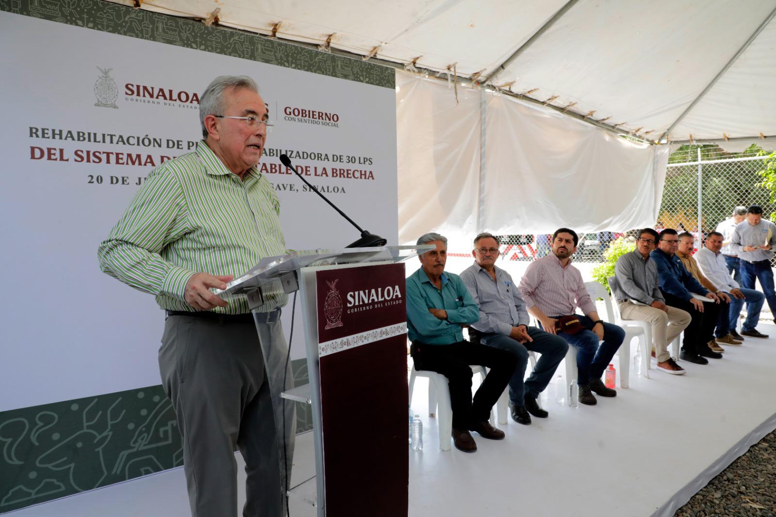 $!Recibe La Brecha, Guasave, planta potabilizadora de agua rehabilitada