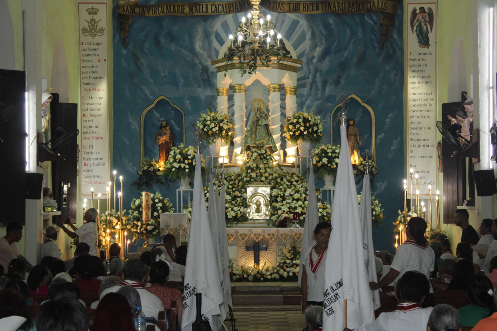 $!Celebran en Cacalotán fiesta patronal de la Virgen de Loreto