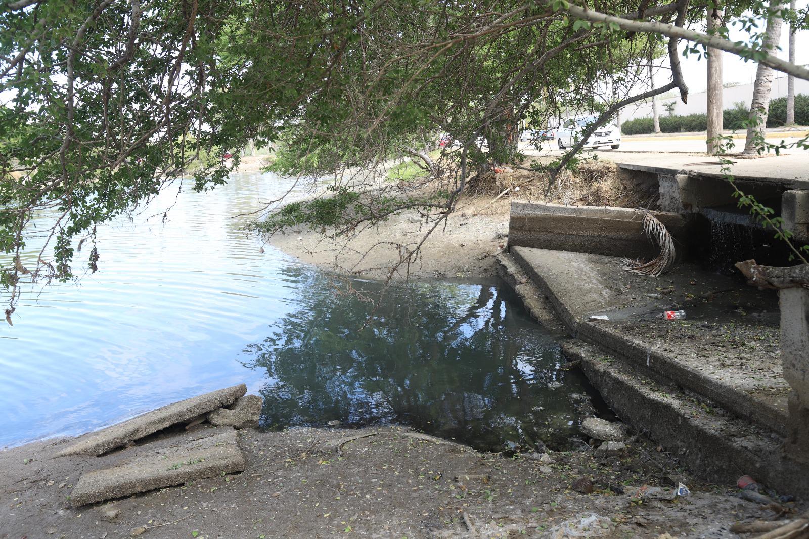 $!Recibe zona de Cerritos descargas de aguas residuales en sus cuerpos de agua