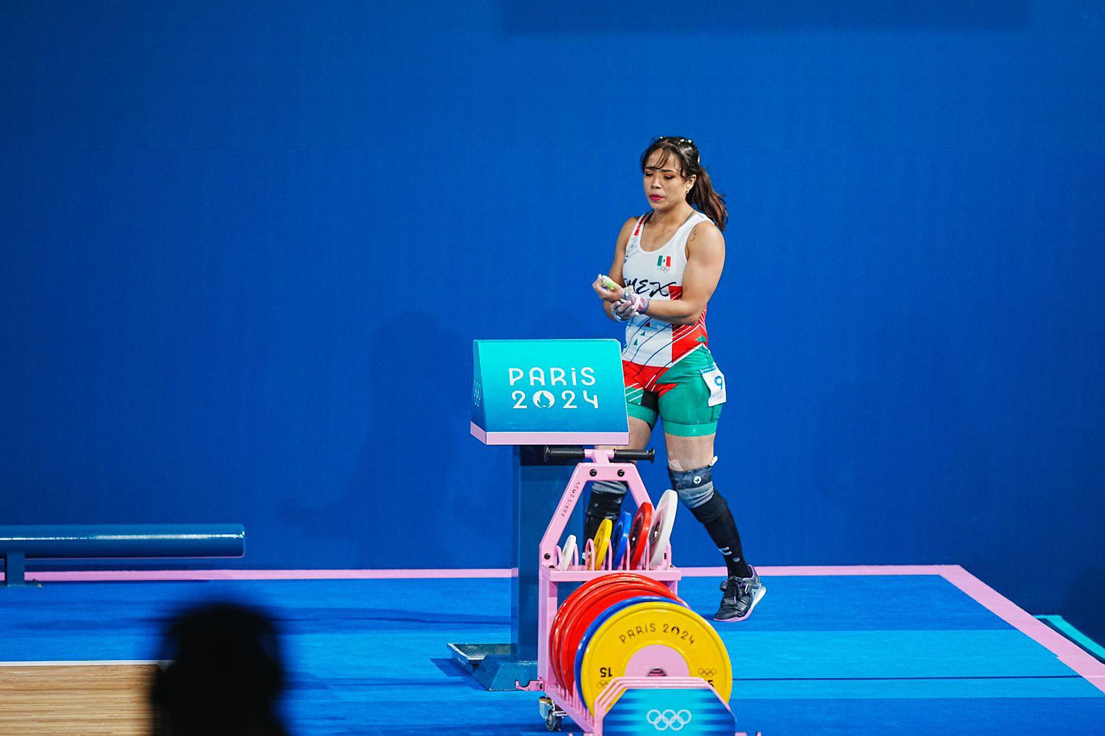 $!Janeth Gómez, octavo lugar en halterofilia de París 2024