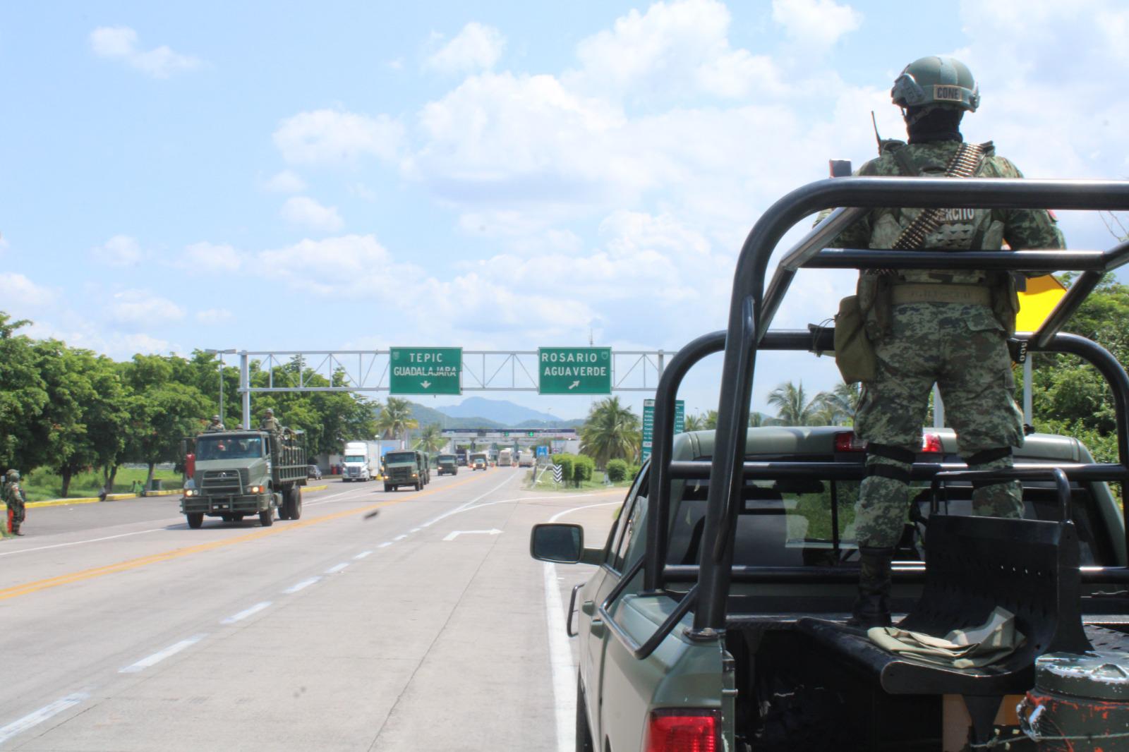 $!Arriban a Sinaloa 600 elementos del Ejército para reforzar la seguridad