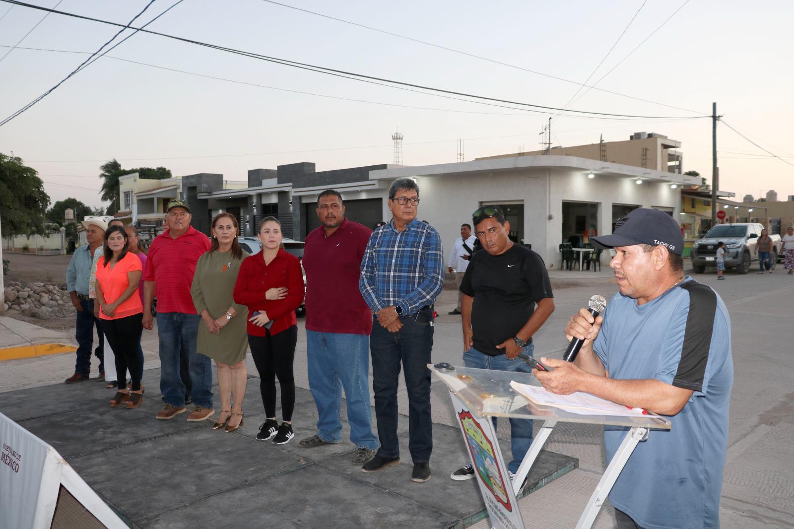 $!Inauguran la calle José María Morelos y Pavón, en Isla del Bosque, Escuinapa