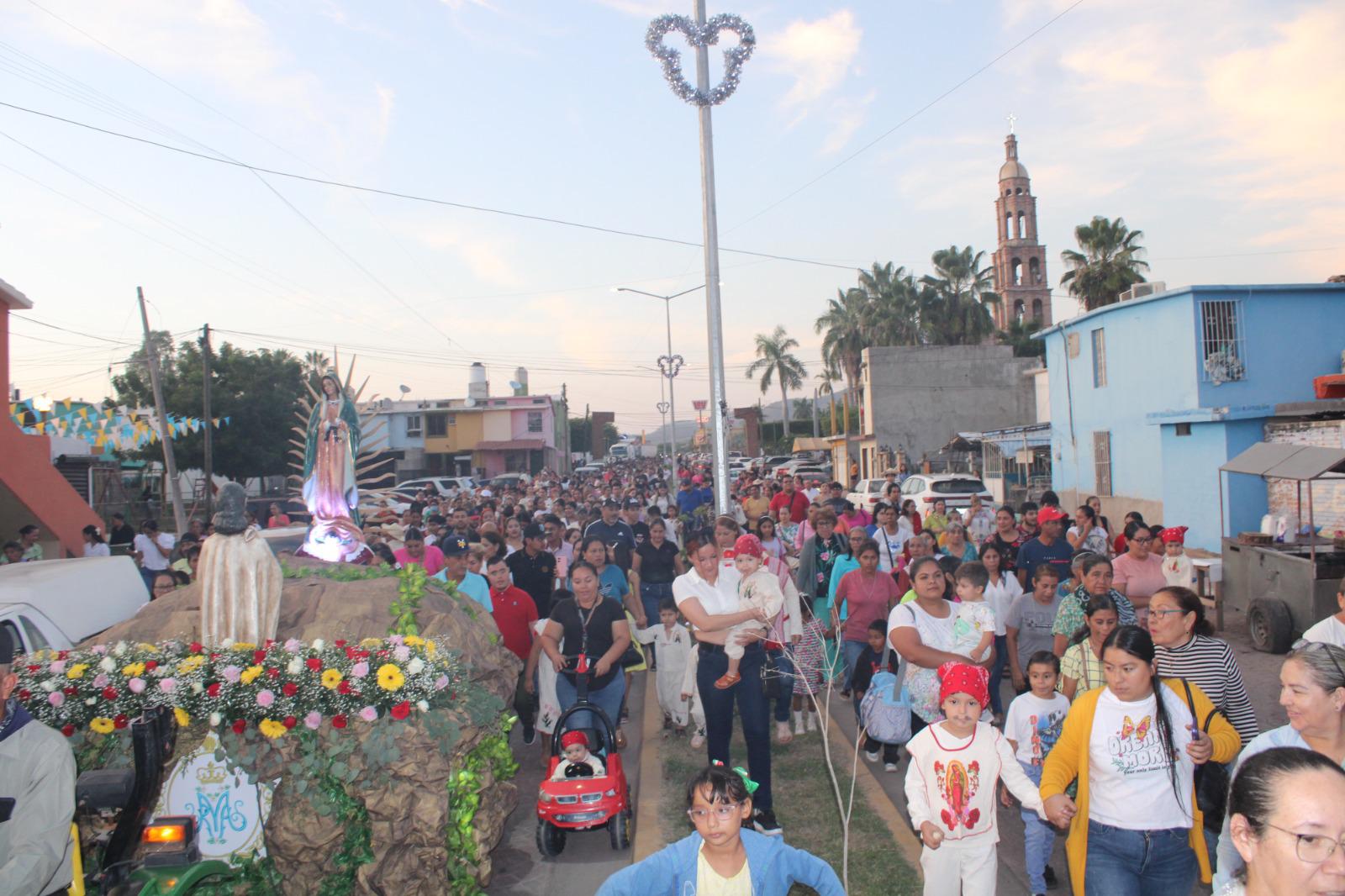 $!En Rosario viven con devoción la celebración de la virgen de Guadalupe