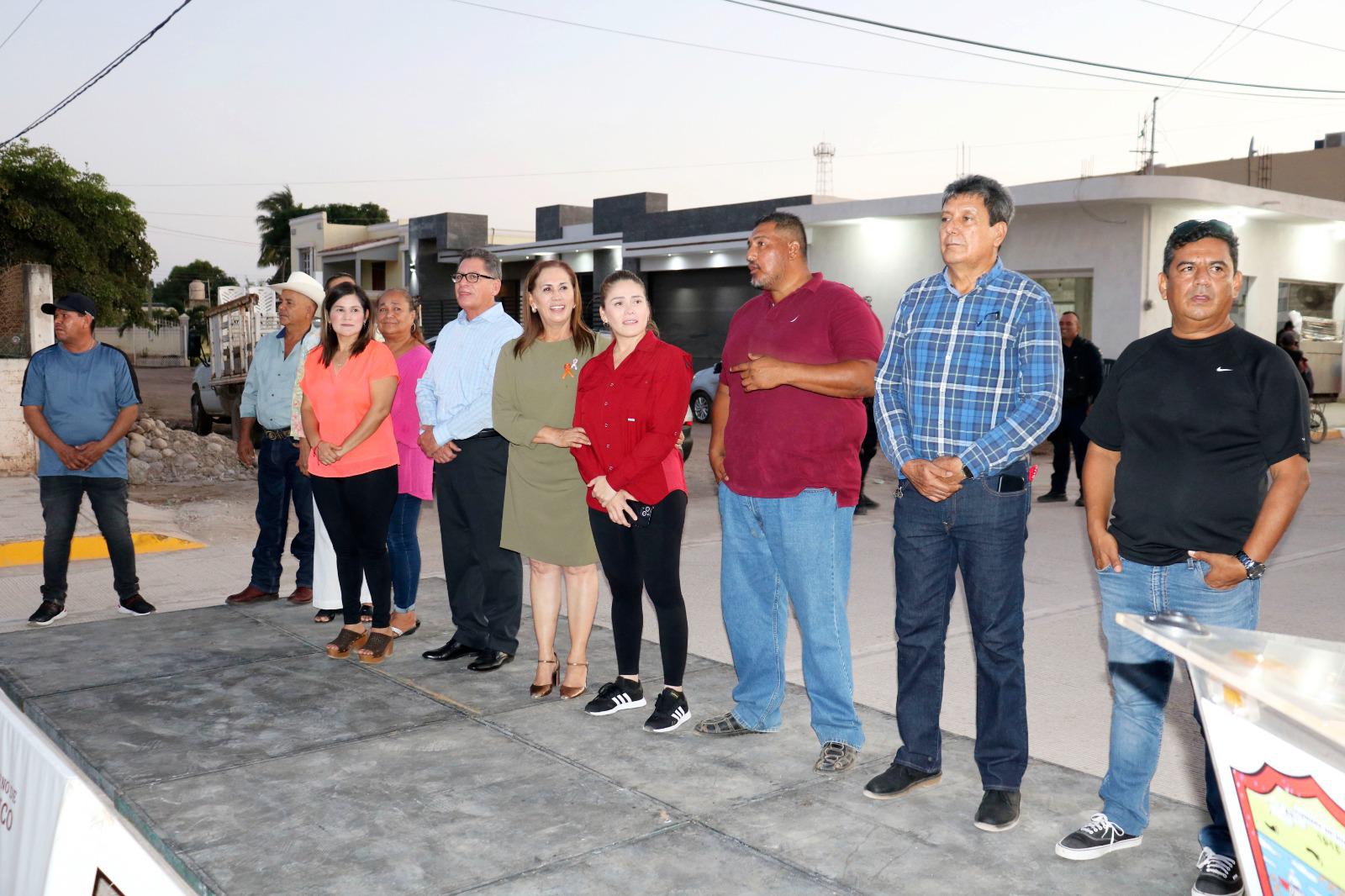 $!Inauguran la calle José María Morelos y Pavón, en Isla del Bosque, Escuinapa