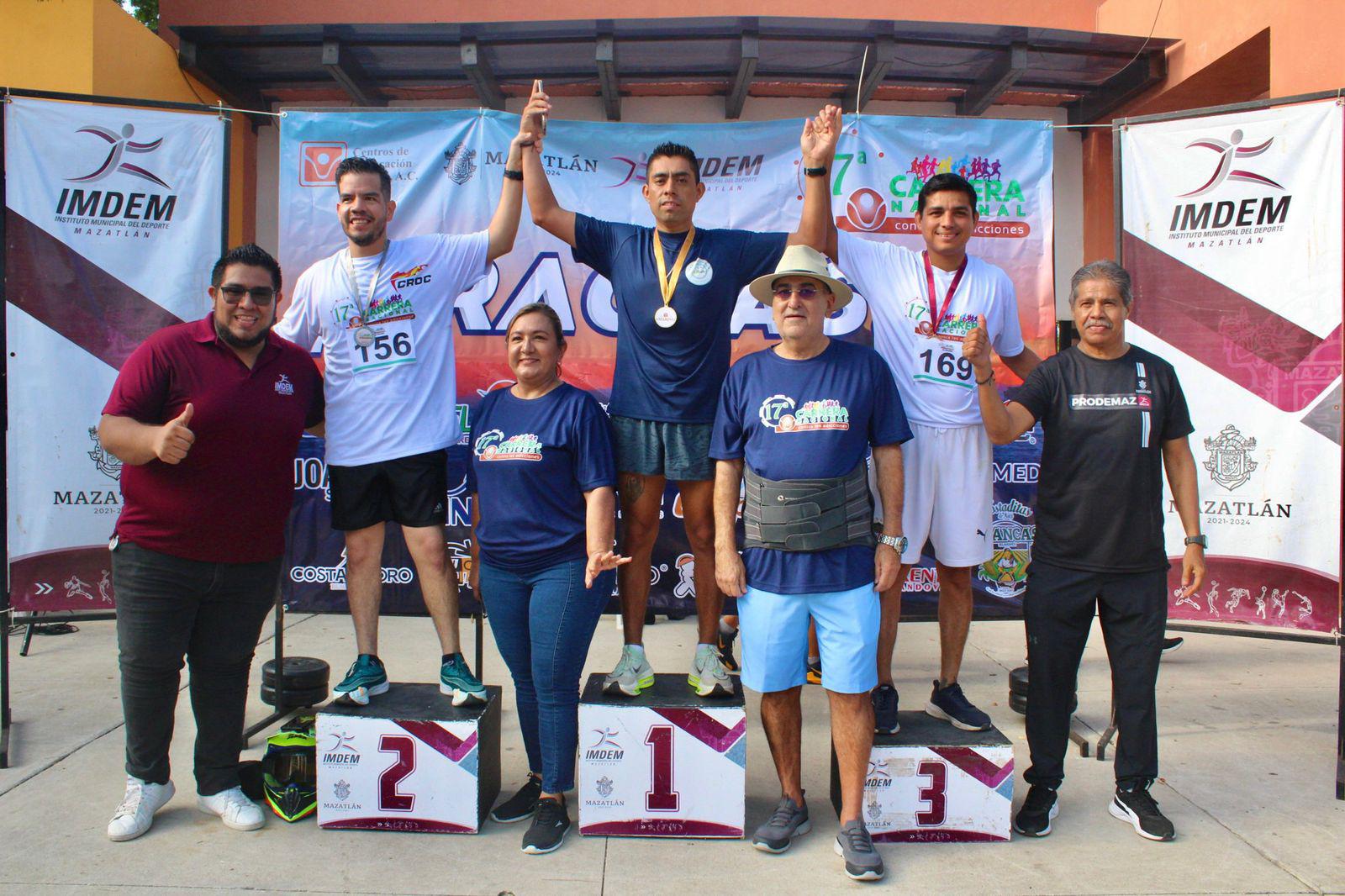 $!Realizan Carrera contra las Adicciones, en Mazatlán