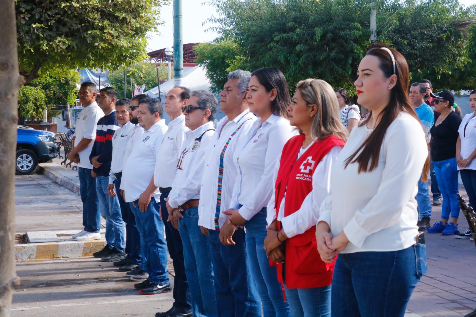 $!Conmemoran la Batalla de Puebla con acto cívico en Escuinapa