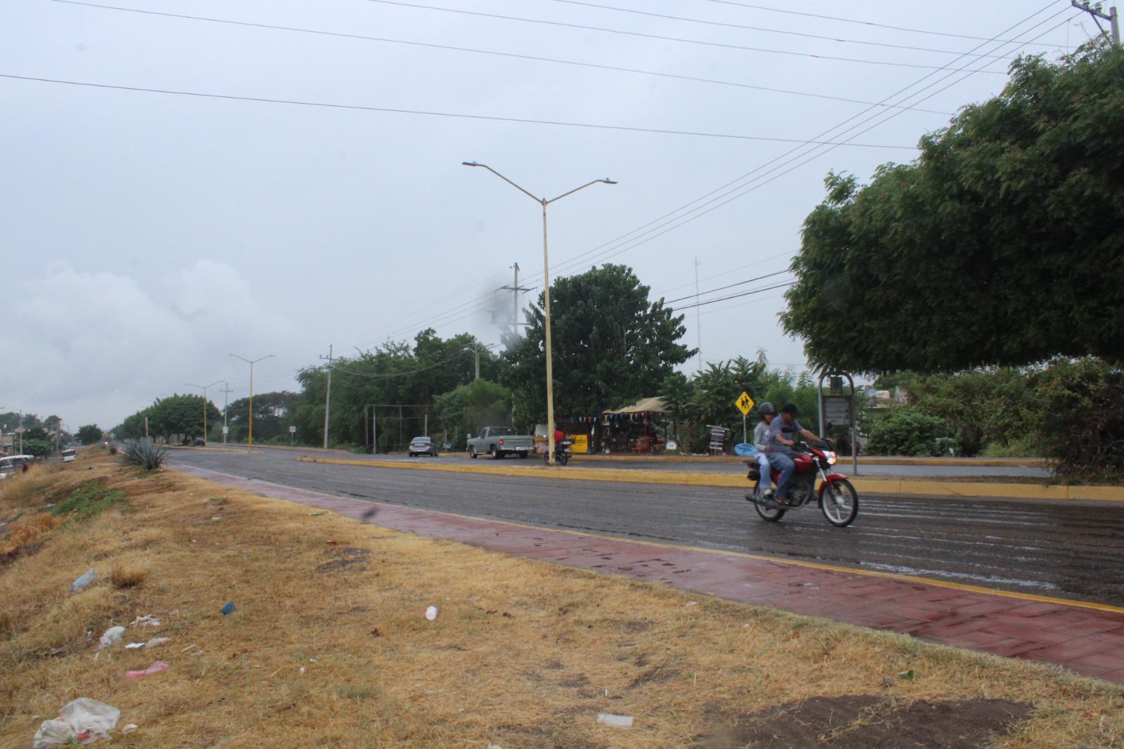 $!Llegan lluvias ligeras a Rosario tras llegada de frente frío