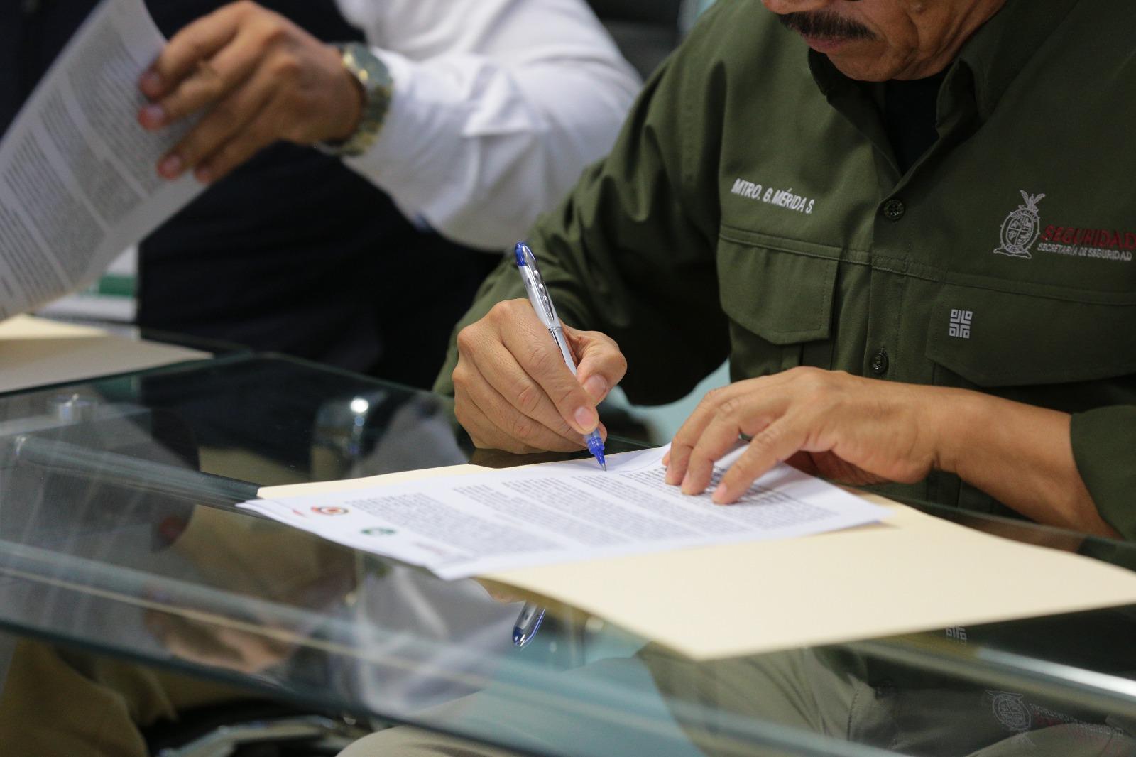 $!Seguridad Pública de Sinaloa y el Instituto Estatal de Protección Civil firman convenio de colaboración