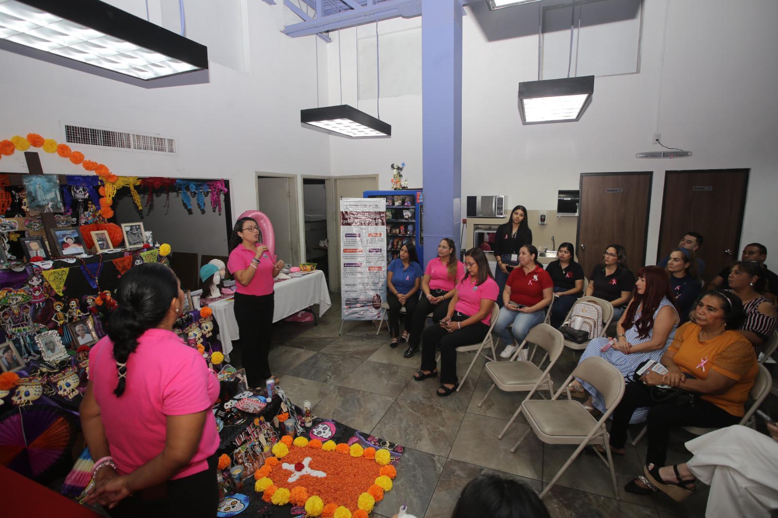 $!Comparte RETO Mazatlán pláticas de prevención del cáncer de mama en Noroeste