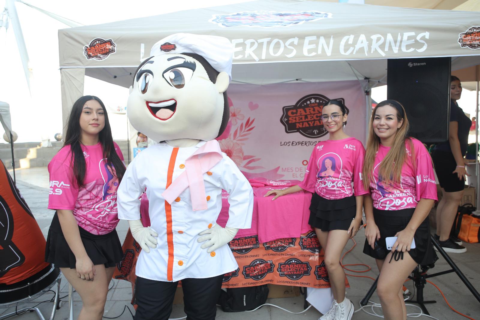 $!Carnes Selectas Nayarit forma parte de la Carrera Rosa