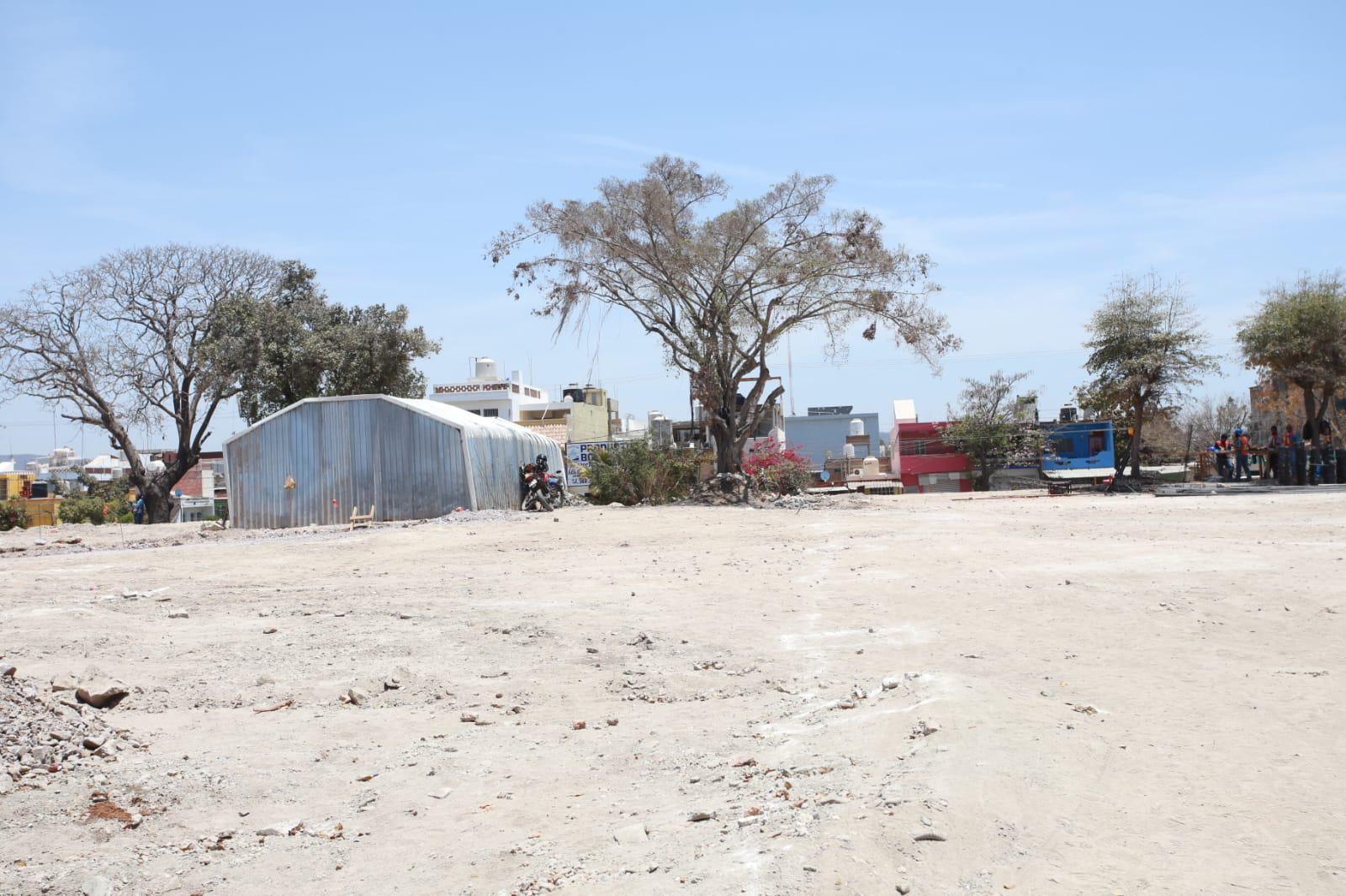 $!¿Qué se construye donde estaba Seguridad Pública en la Colonia Juárez?